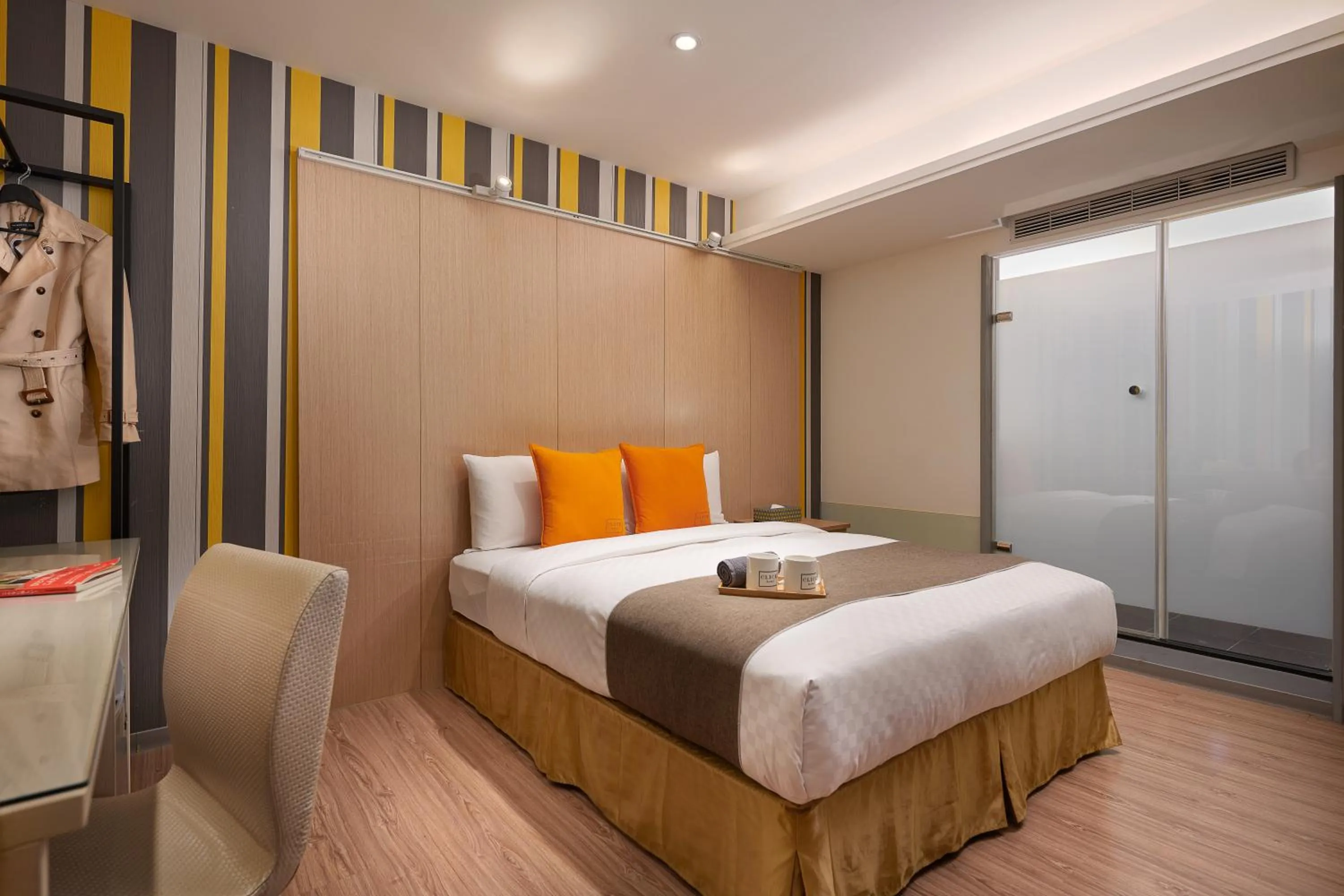 Deluxe Double Room with Bath in Click Hotel - Taipei Main Station Branch