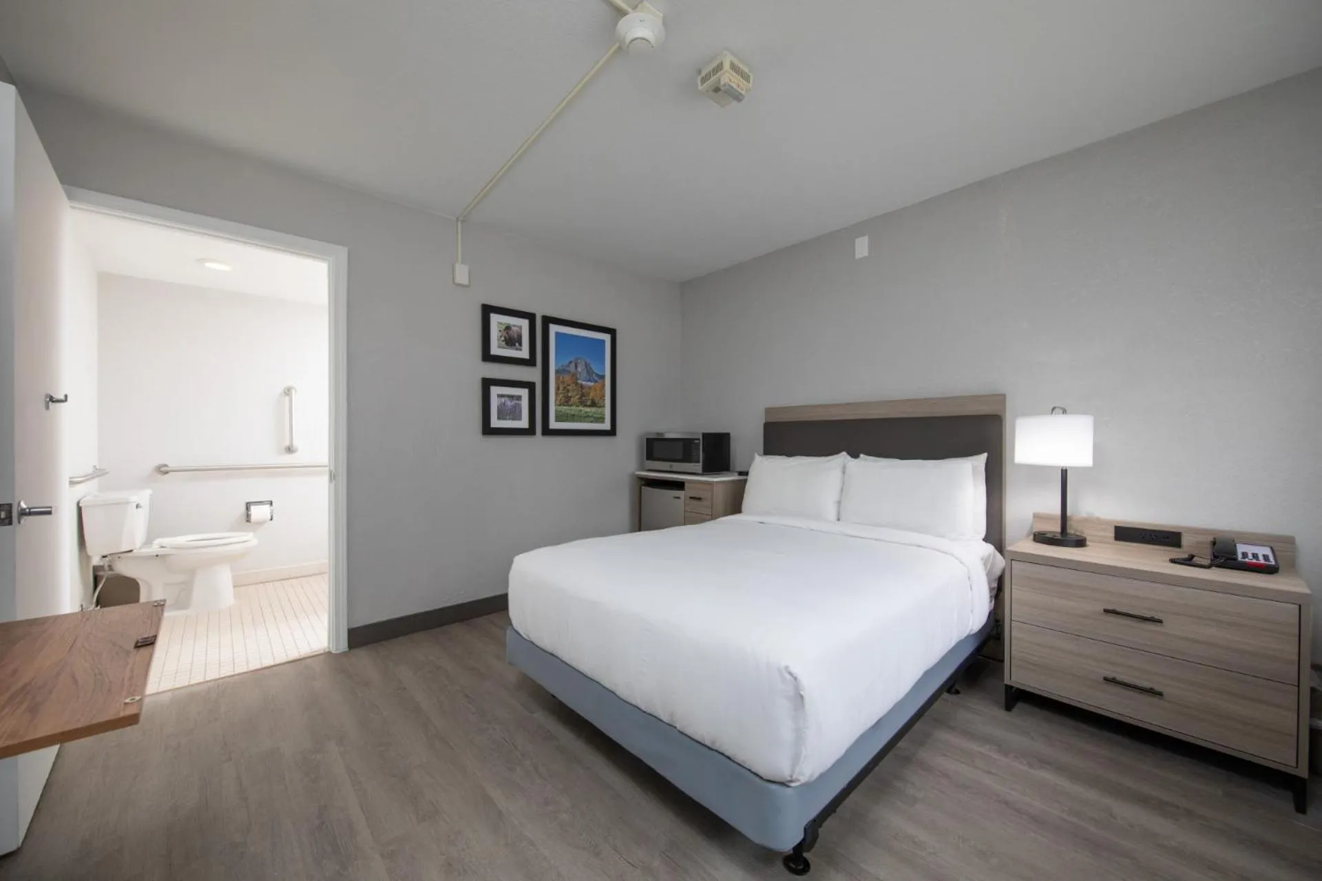 1 Full Bed ADA Roll-in-Shower with Hospitality Center in The Jackson SouthTown