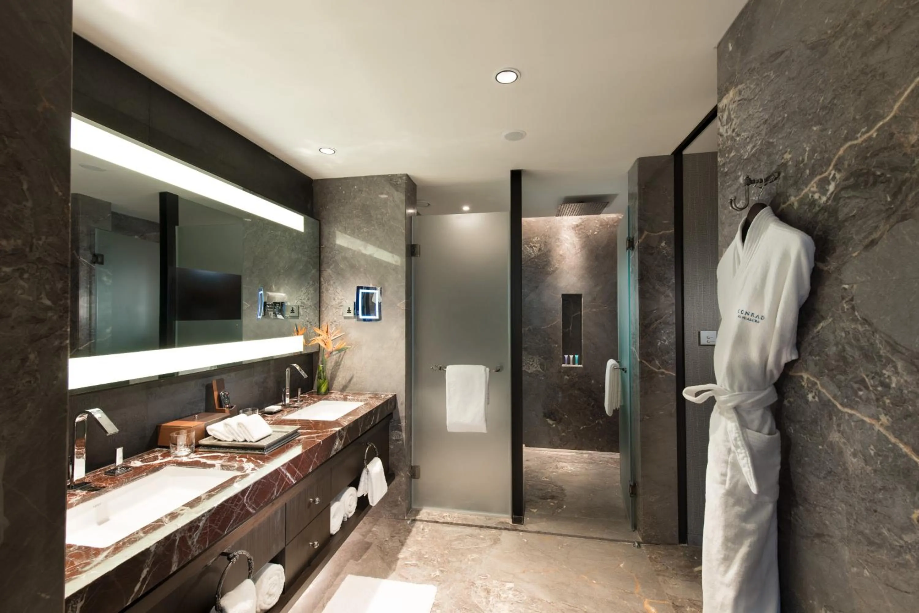 Deluxe Twin Room with Lake View in Conrad Bengaluru