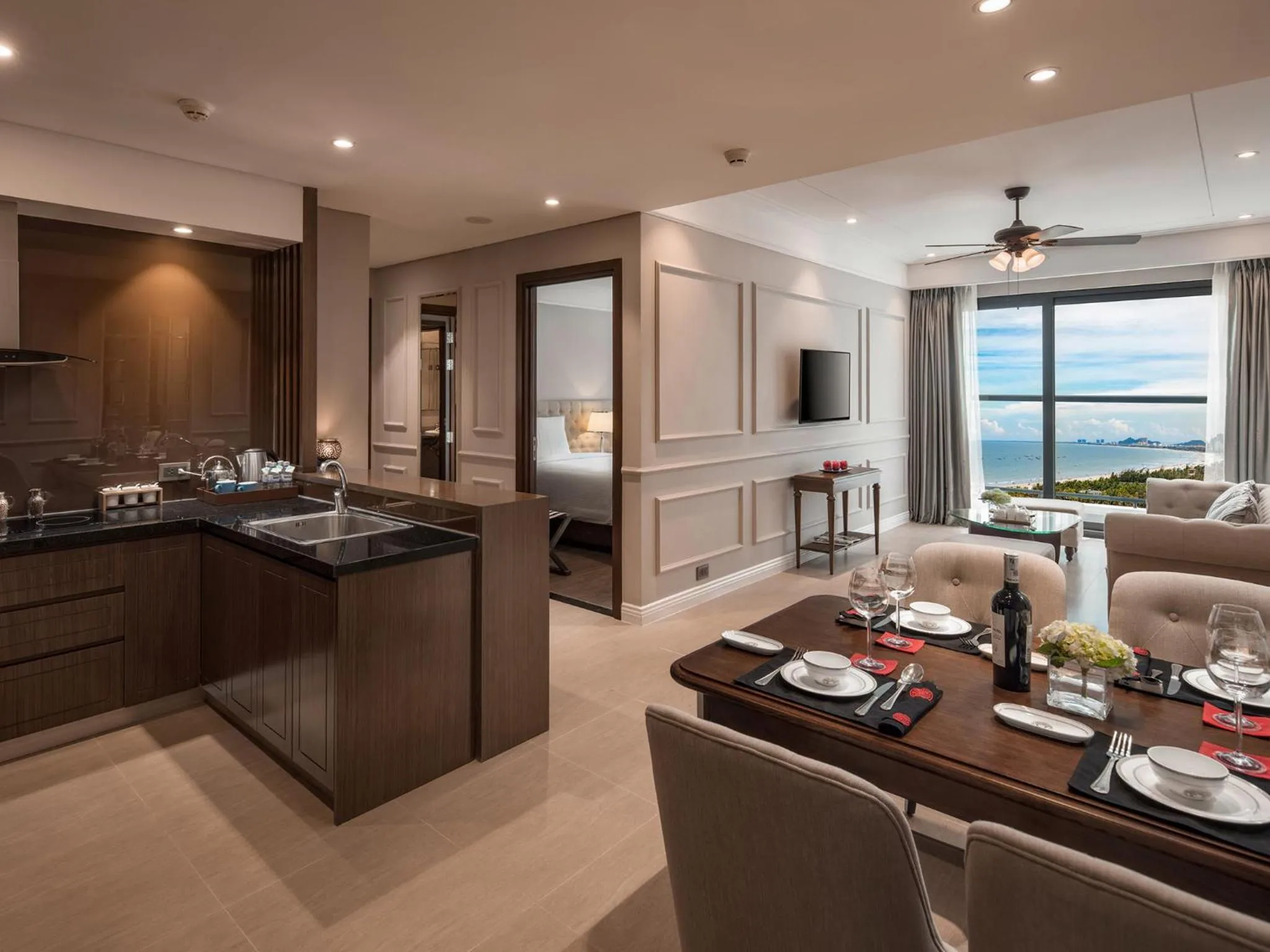 Zen Two-Bedroom Suite with Balcony  in Altara Suites Da Nang by AHG