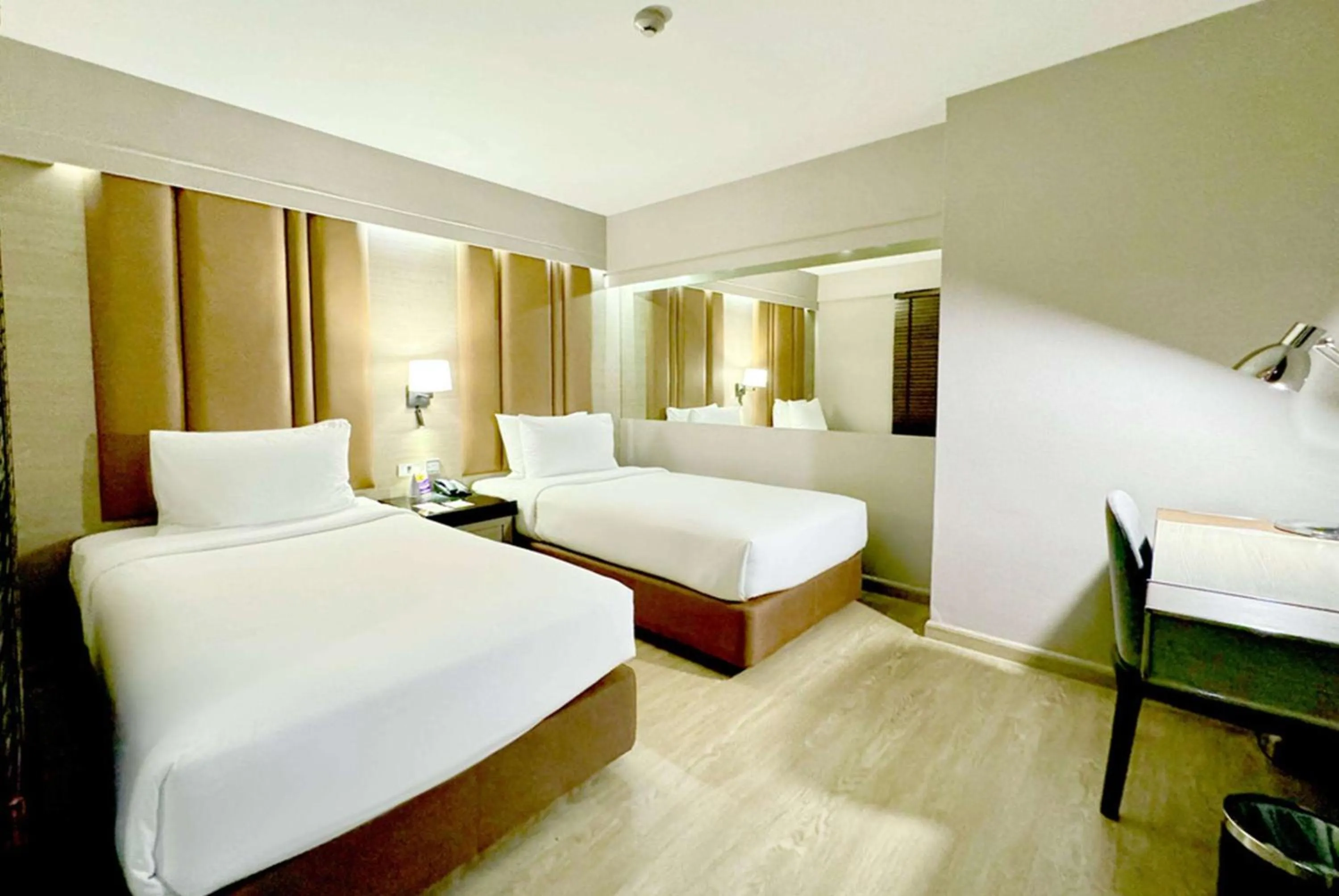 Premier Roomwith Two Single Beds, and No Window, Non-Smoking in Ramada Sukhumvit Soi Eleven
