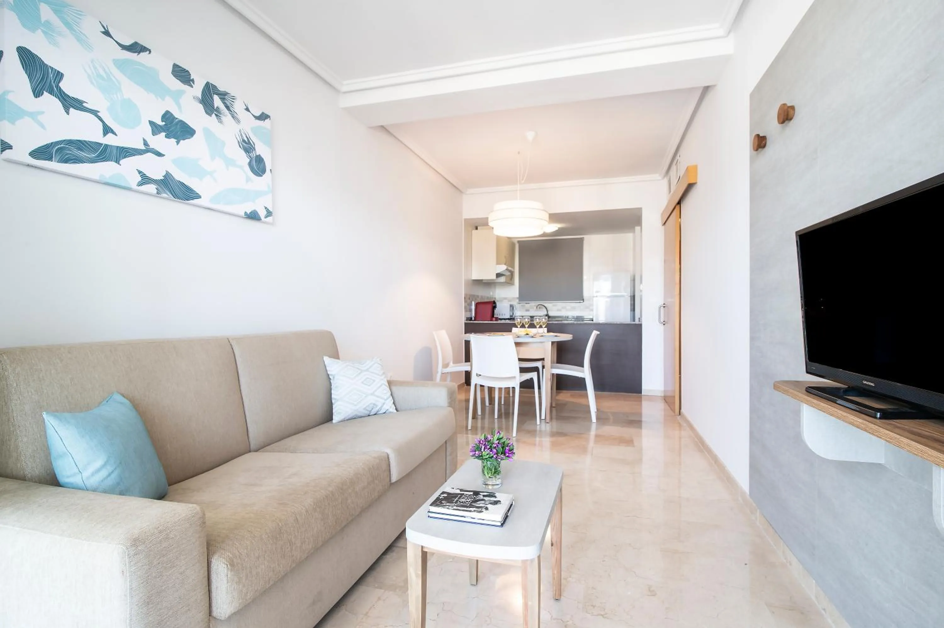 Two-Bedroom Apartment with Panoramic View in Pierre & Vacances Apartamentos Benidorm Horizon