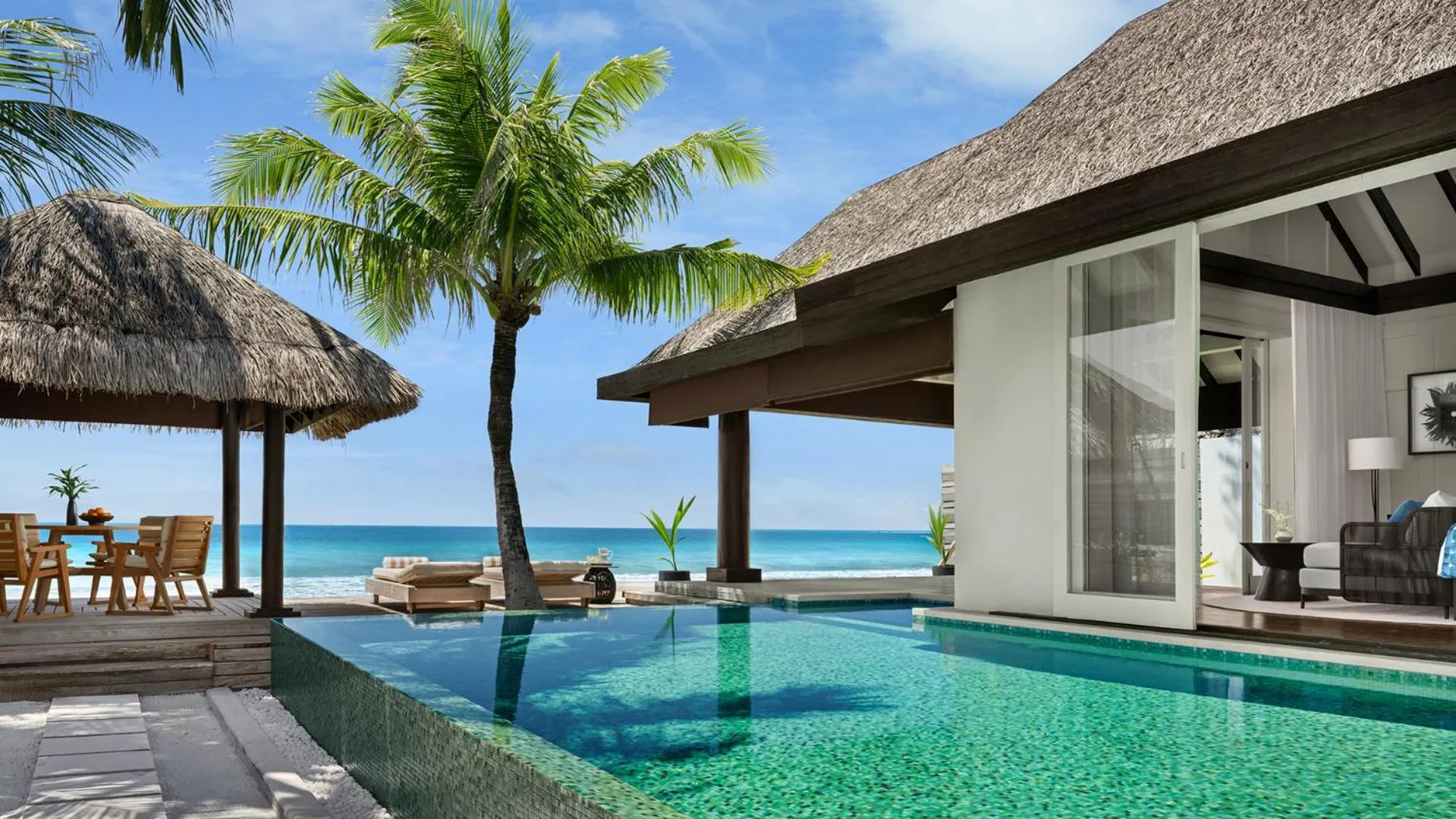Ocean House with Pool and Private Beach Cabana in Naladhu Private Island Maldives