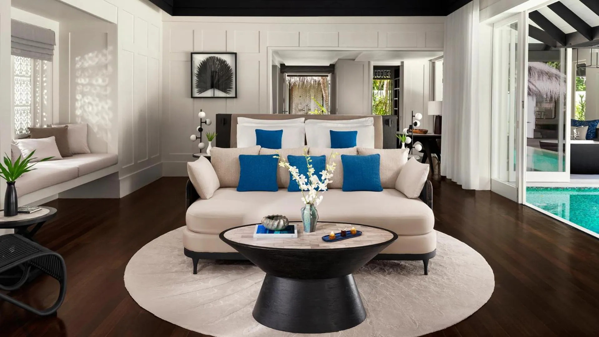 Beach House with Pool  in Naladhu Private Island Maldives