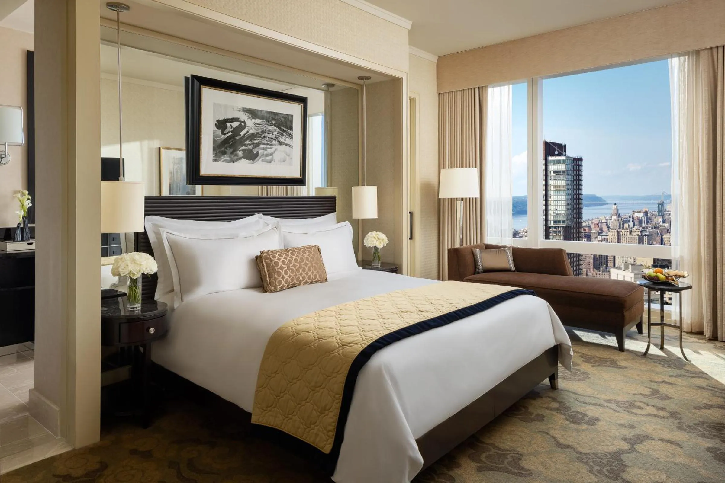 King Room with River View in Mandarin Oriental, New York