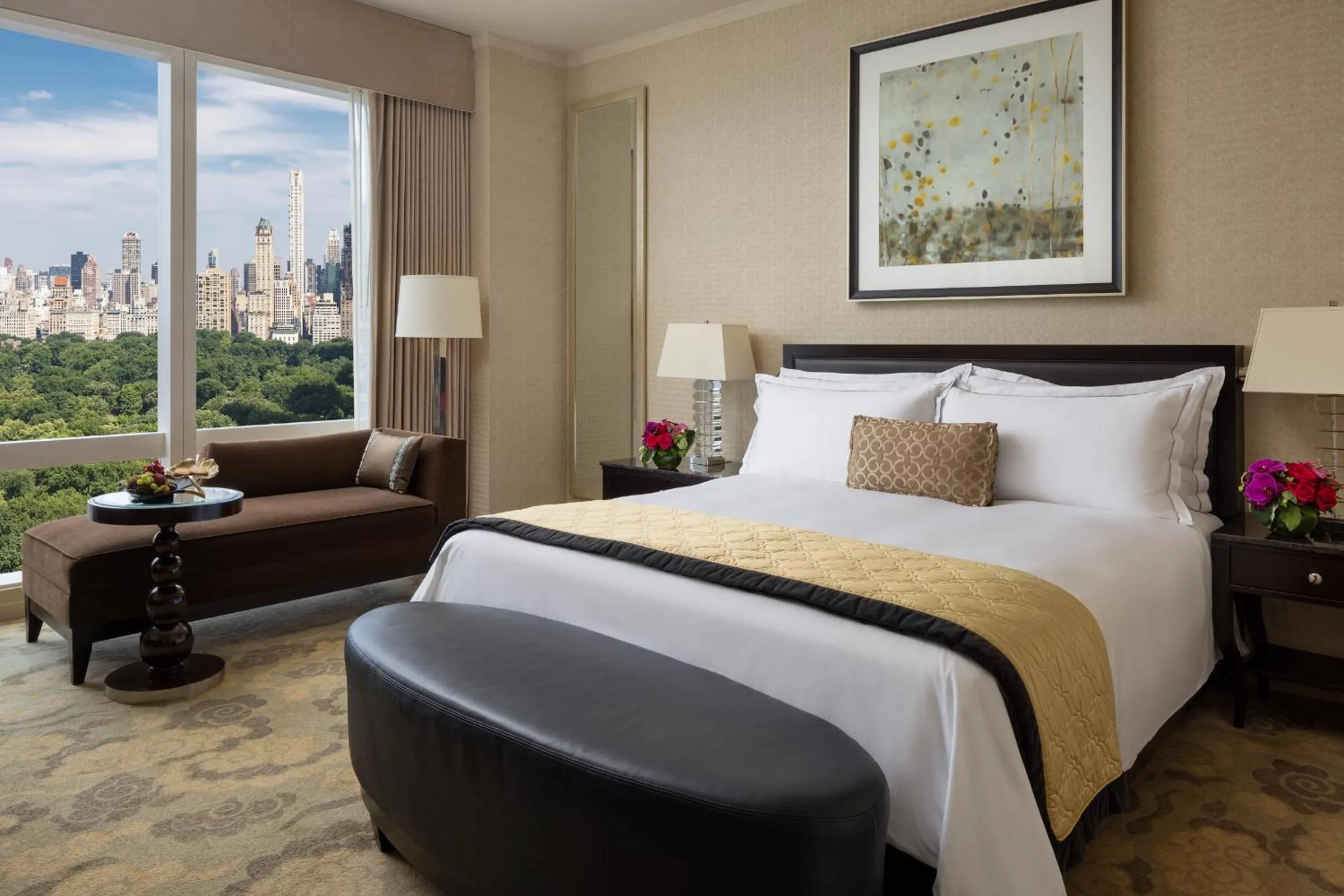 King Room with Central Park View in Mandarin Oriental, New York