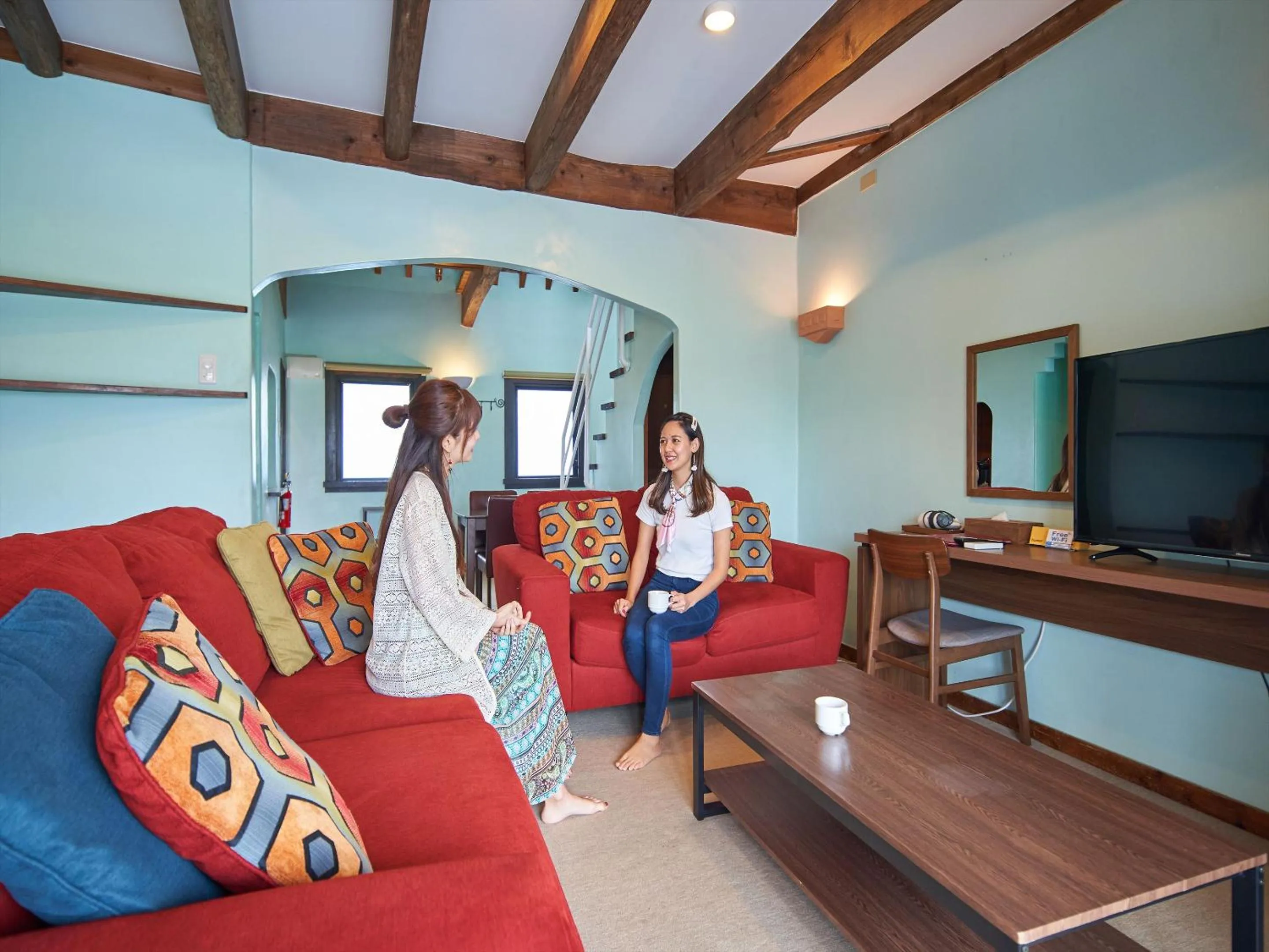 Maisonette with kitchen, 2nd floor(No pets allowed) in The Pool Resort OKINAWA