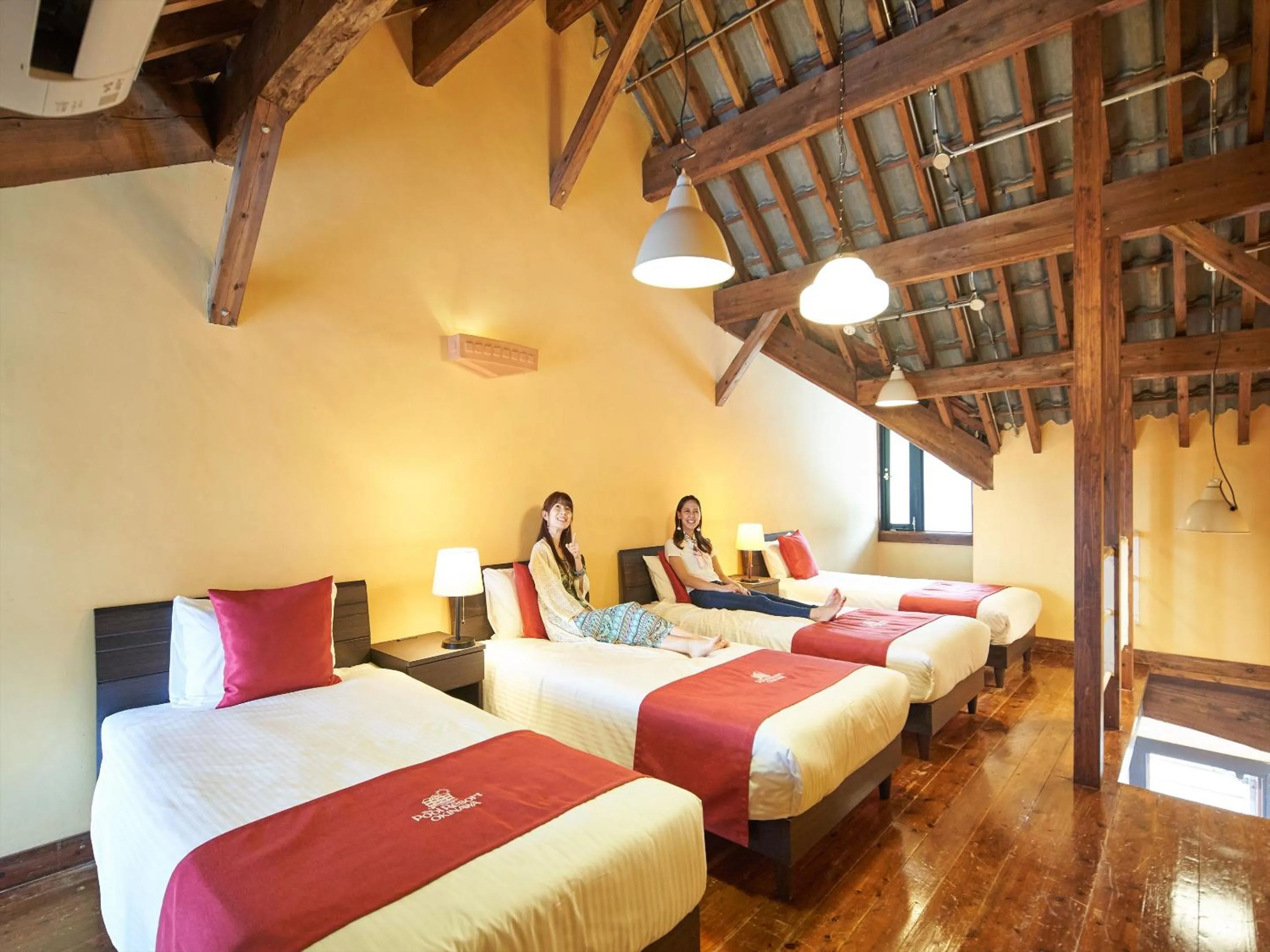 Japanese-Western style maisonette with kitchen, 2nd floor(No pets allowed) in The Pool Resort OKINAWA