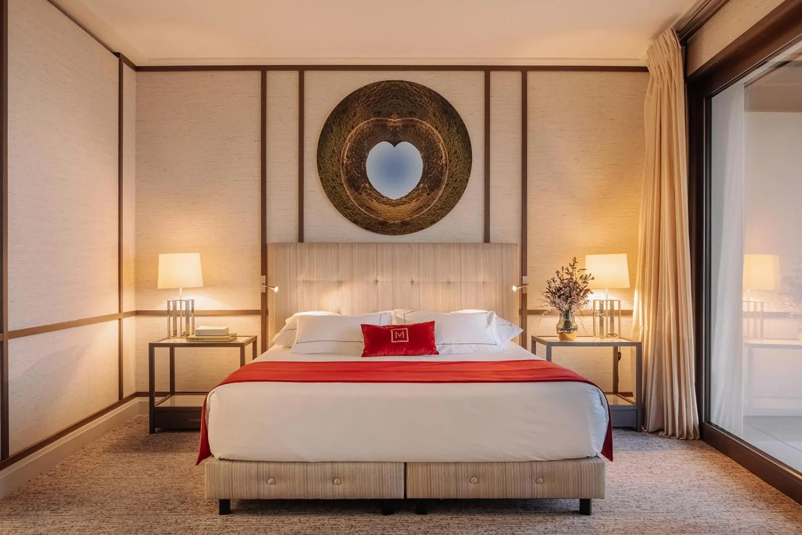 Quadruple Room with Garden View in Villa Maïa