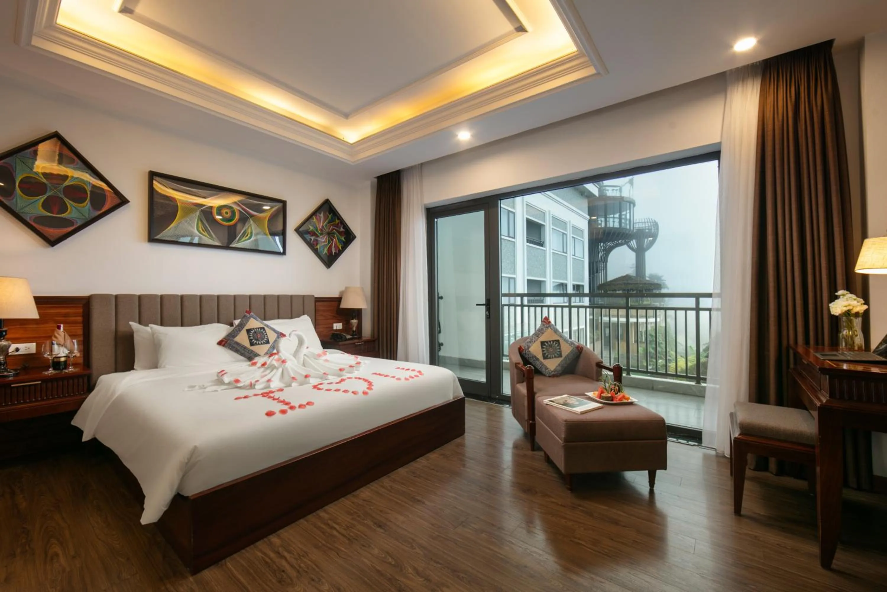 Superior Balcony Room in Bamboo Sapa Hotel