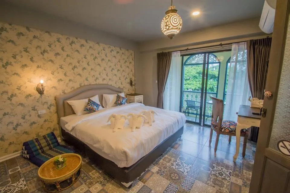 Superior Double Room with City View in Sridonchai Heritage, Night Bazaar Chiang Mai