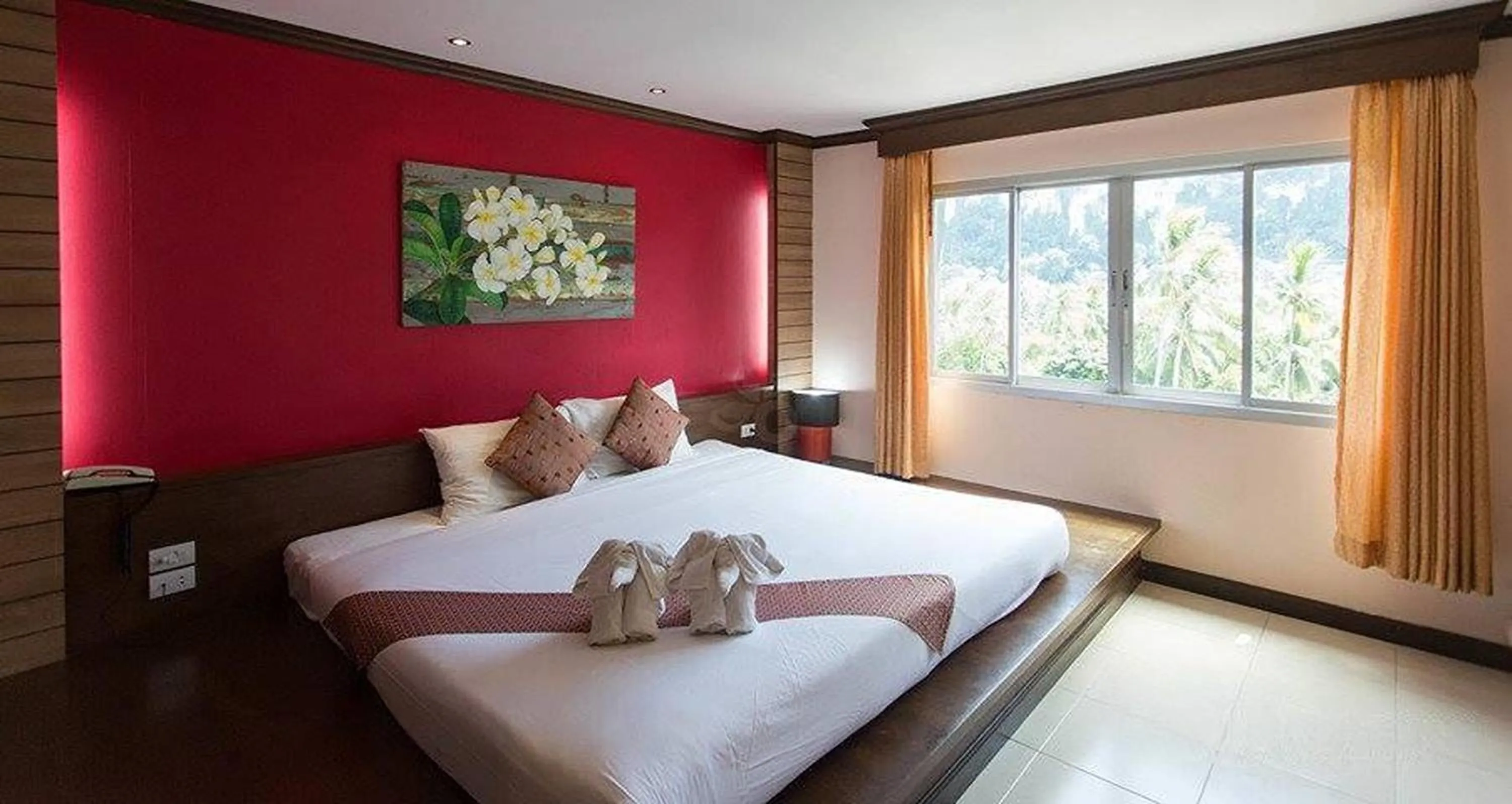 Twin Room with Mountain View in The Haleeva Aonang
