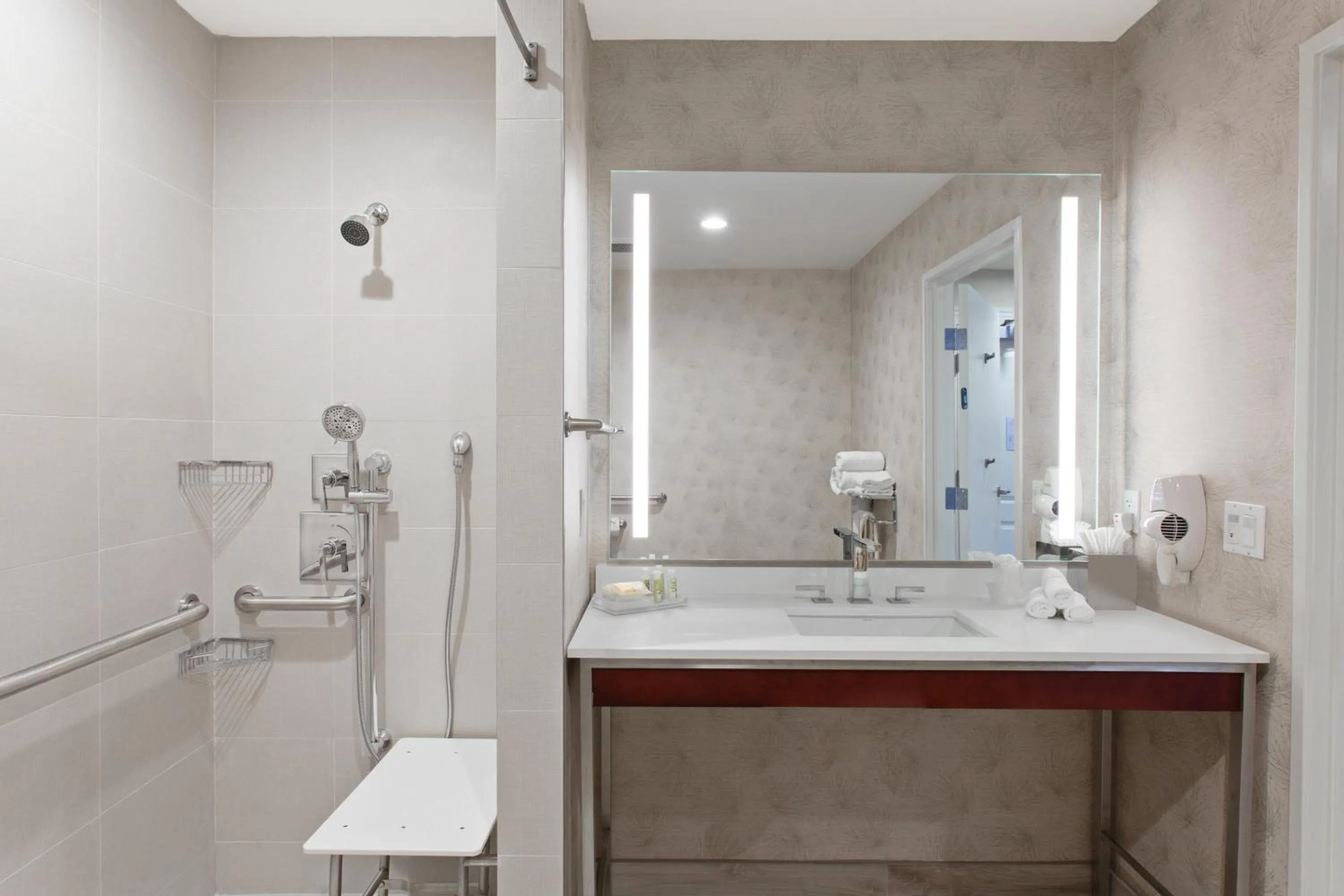 Queen Room with Two Queen Beds - Disability Access with Roll In Shower in Holiday Inn El Monte - Los Angeles by IHG