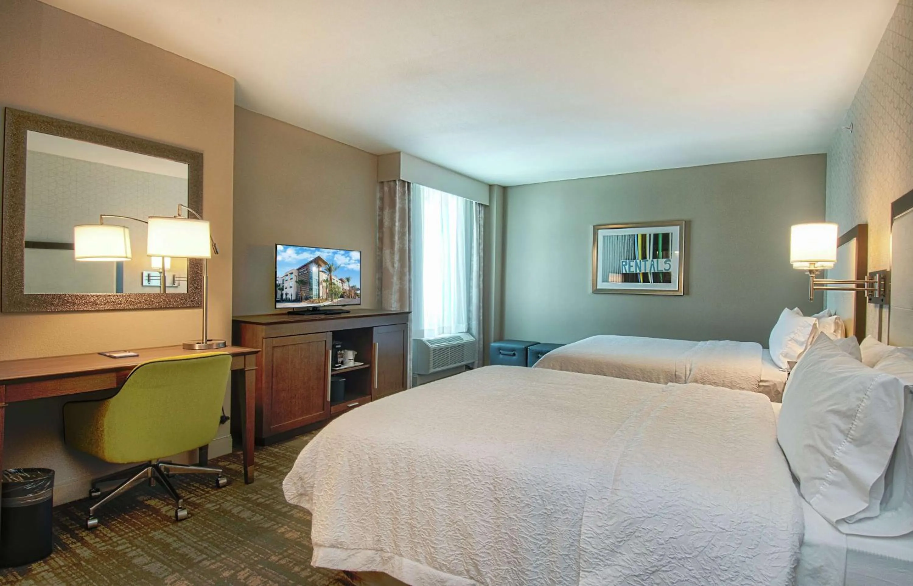 Queen Room with Two Queen Beds - Mobility Access/Non-Smoking in Hampton Inn & Suites by Hilton Mission Viejo Laguna San Juan Capistrano
