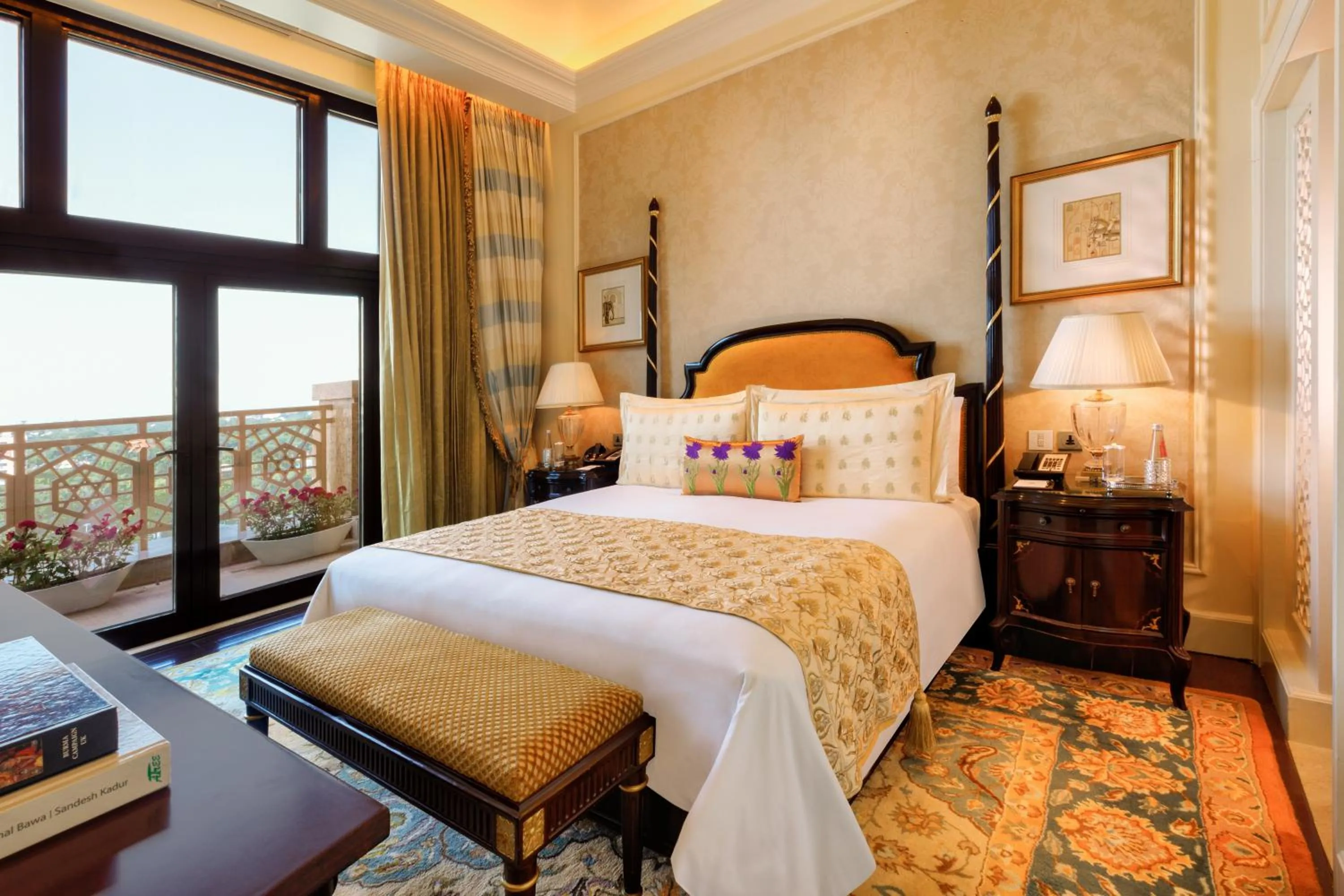 Luxury Suite with Balcony with BMW Airport Transfers and Lounge Access - single occupancy in The Leela Palace New Delhi