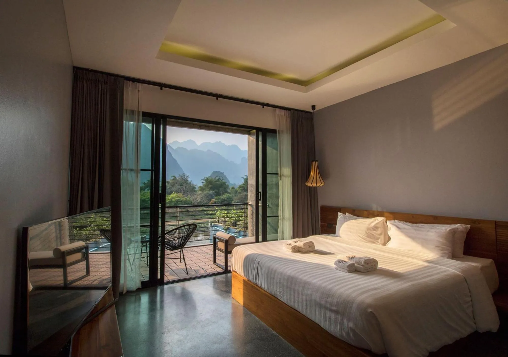 Deluxe Double Room in Inthira Vangvieng
