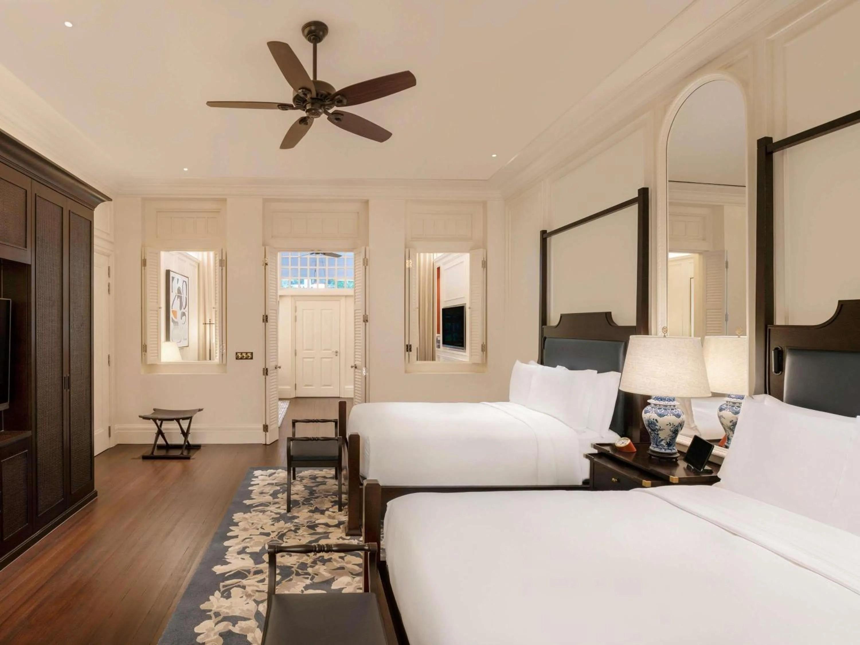 Palm Court Suite with Two Double Beds in Raffles Singapore