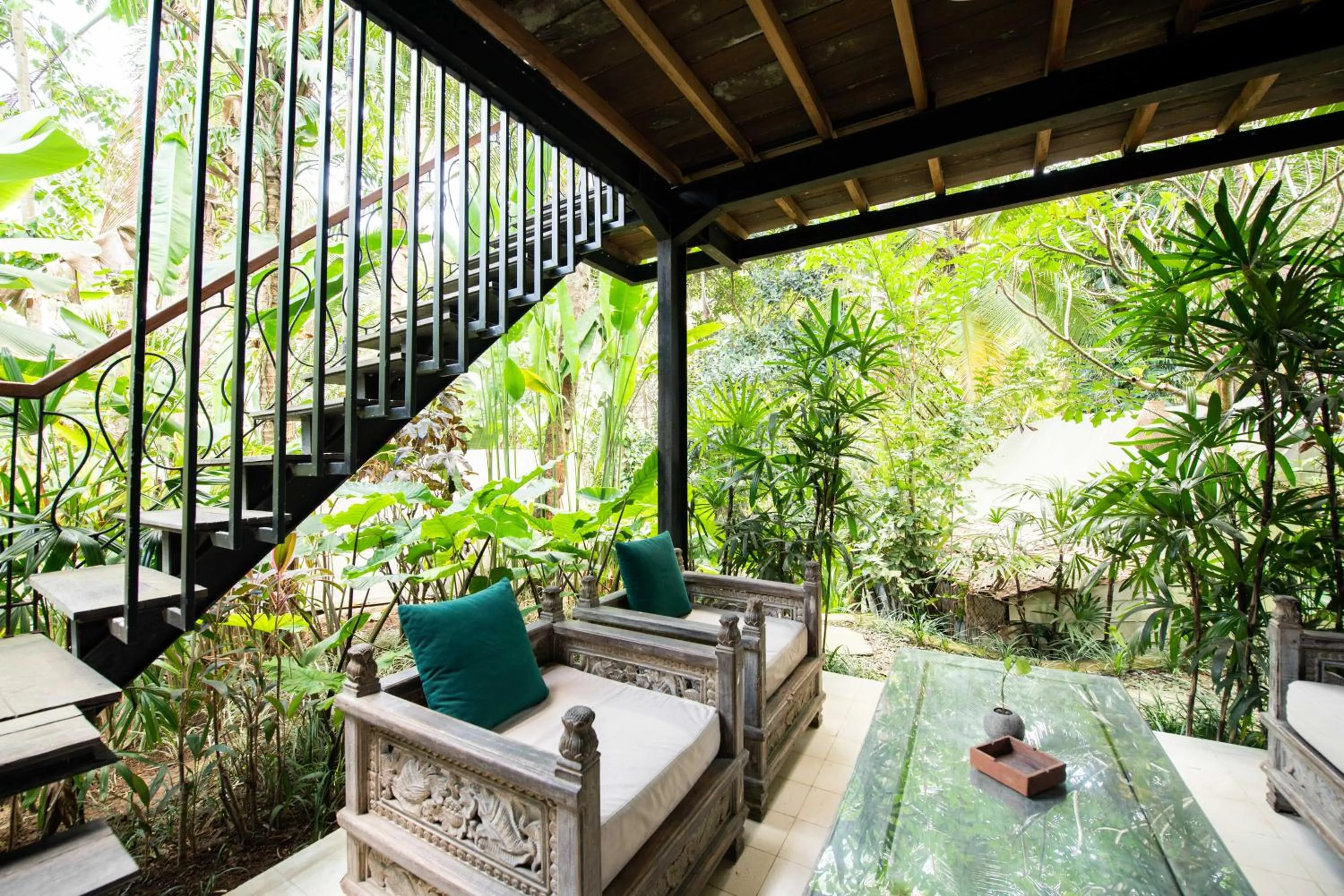Tent (4 Adults) with Balcony and Pool View in Ubud Tropical