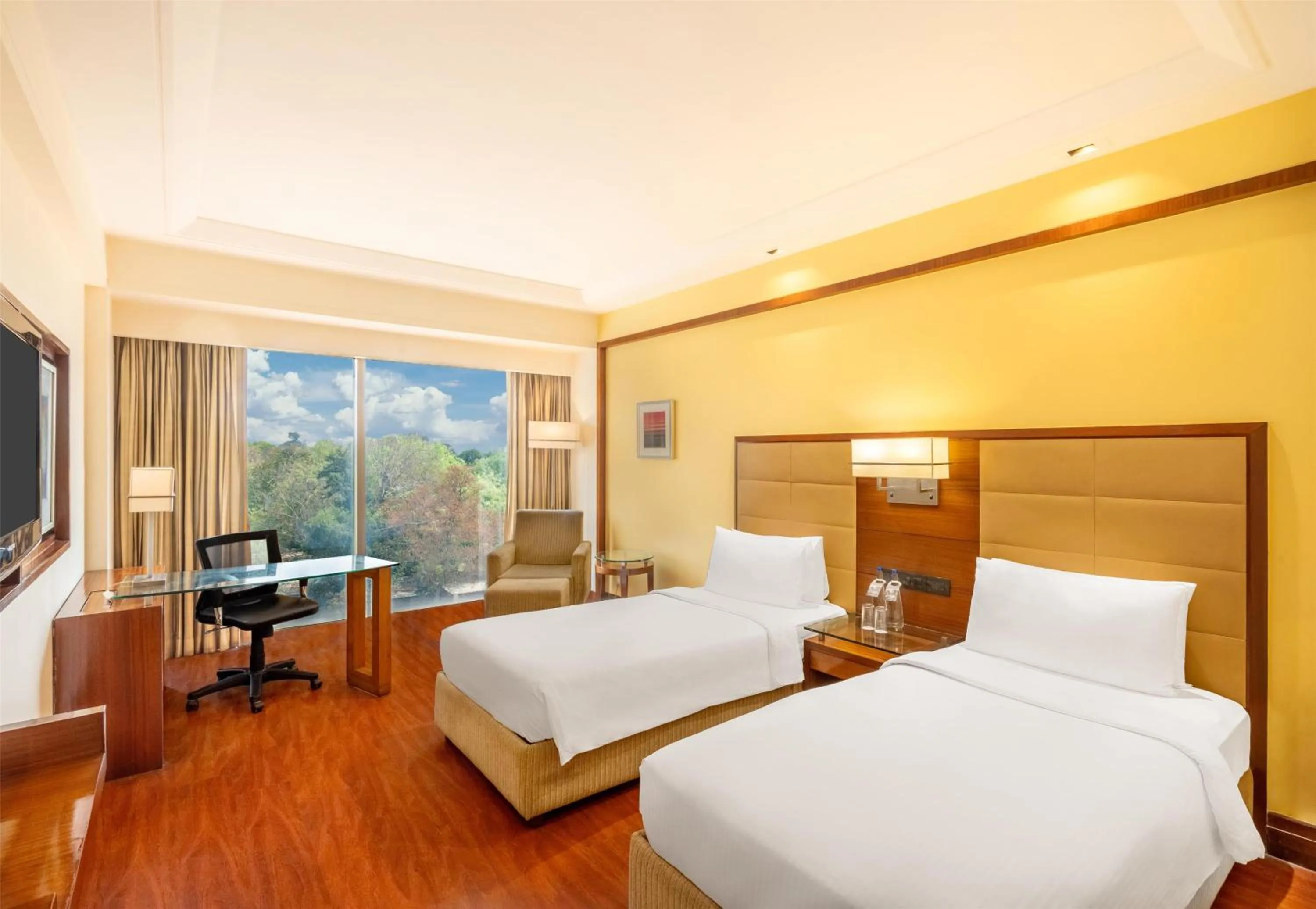 Superior Double or Twin Room with early check in at 10:30AM and late check out at 3PM, upgrade to next category (subject to avl) , with 10% discount on food and soft beverages in Park Inn Gurgaon
