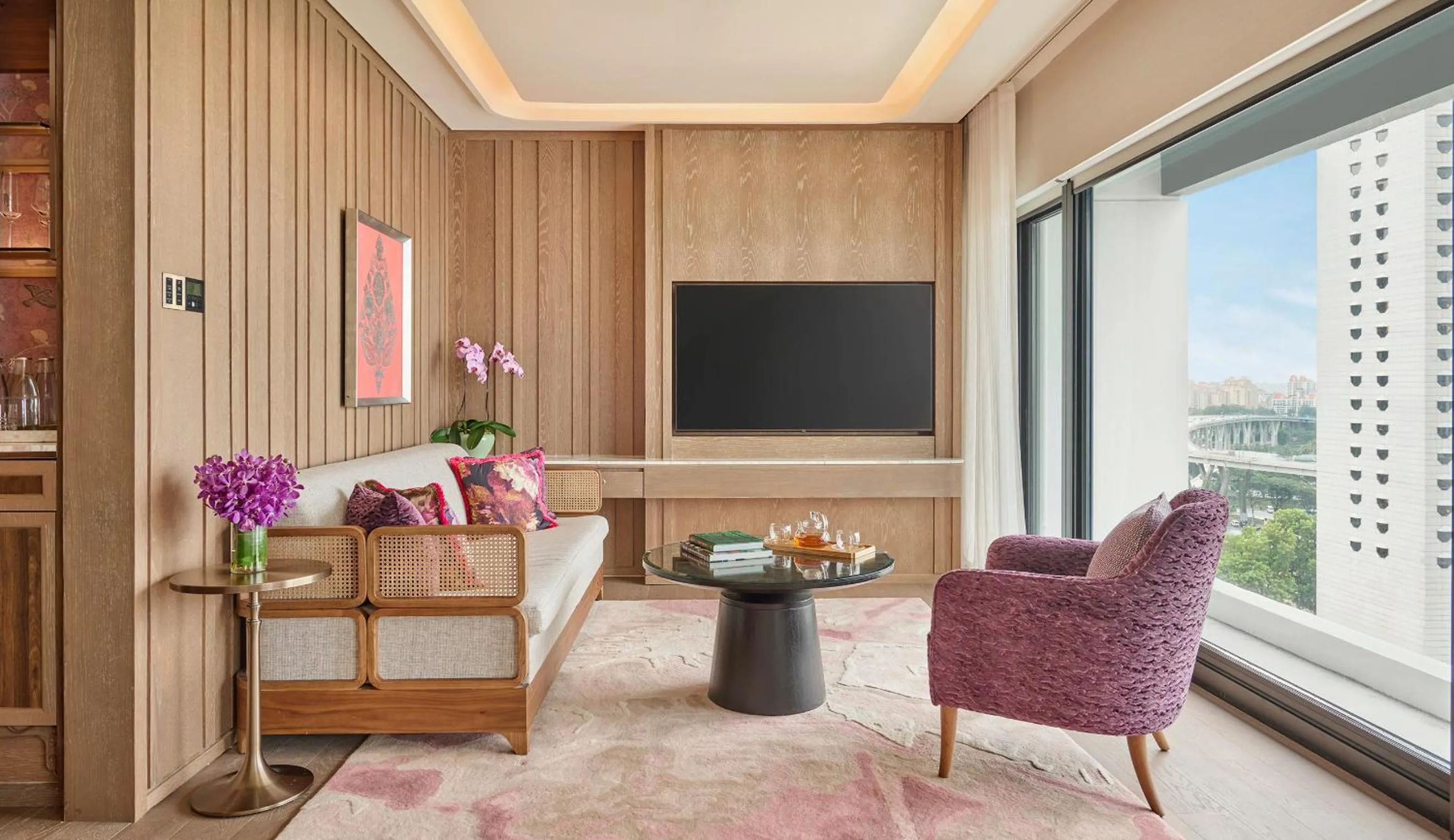 Sea View Suite with balcony in Mandarin Oriental, Singapore