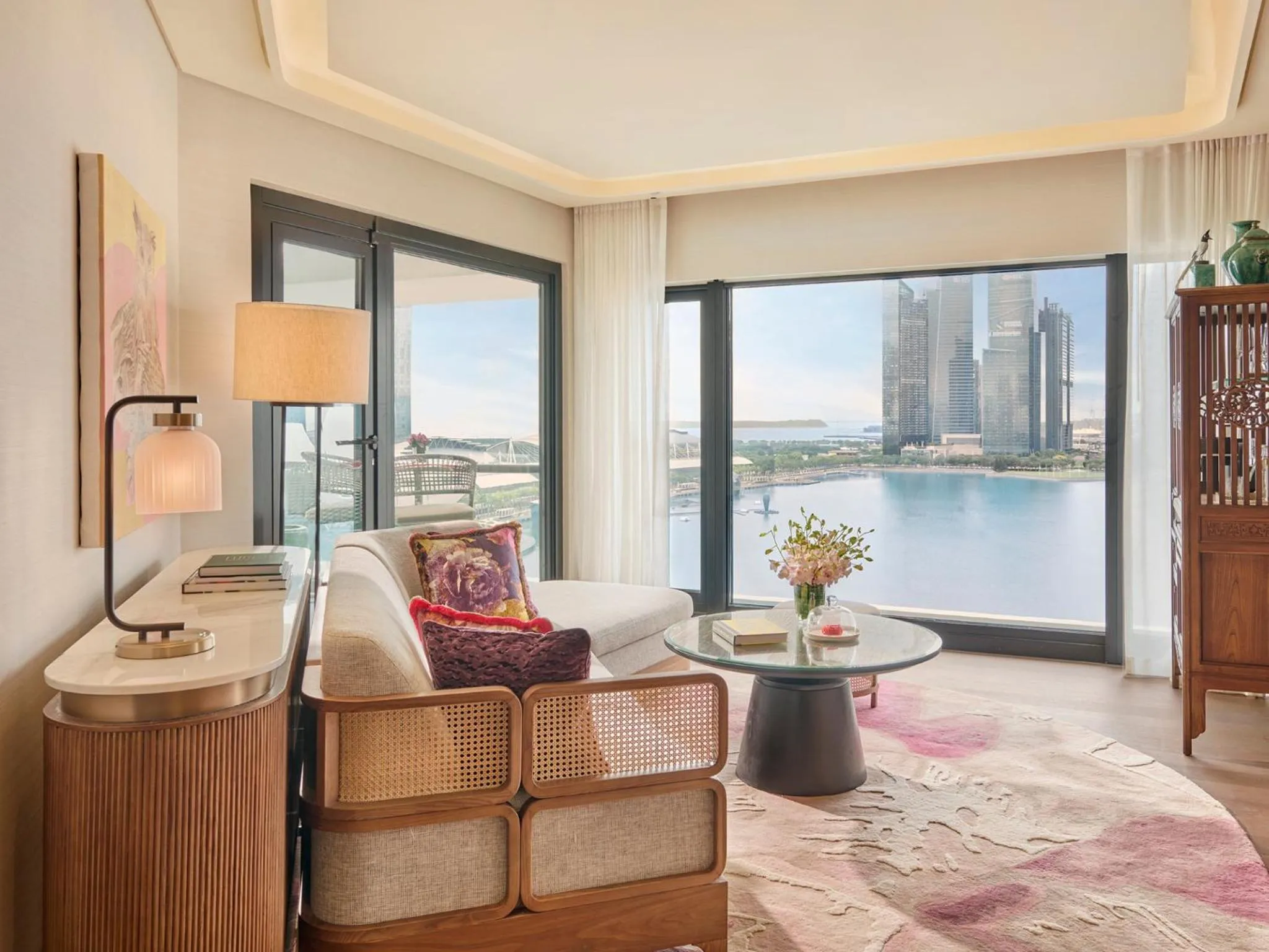Marina Bay Suite with Balcony Twin in Mandarin Oriental, Singapore
