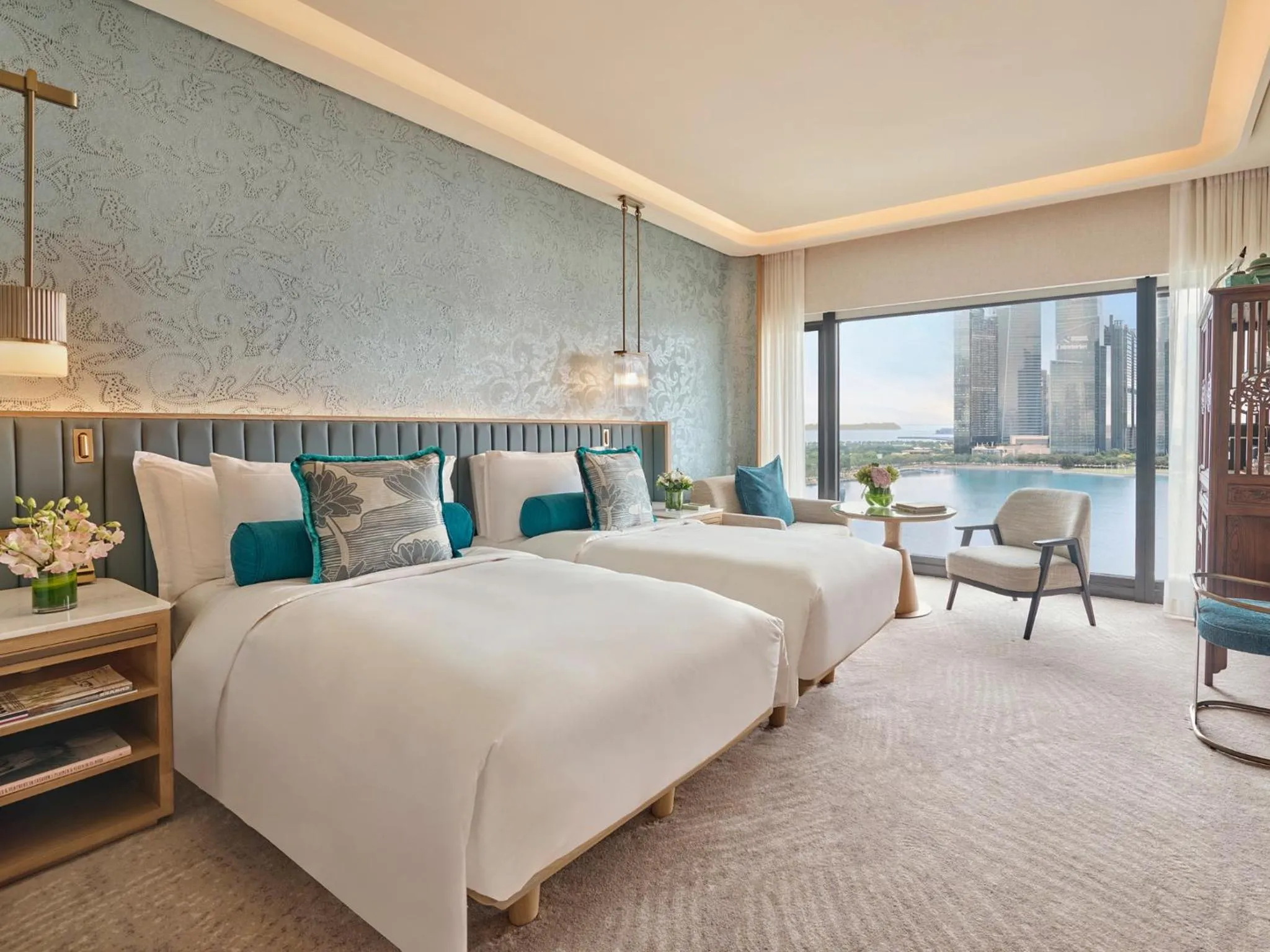 Club Marina Bay View Room Twin in Mandarin Oriental, Singapore