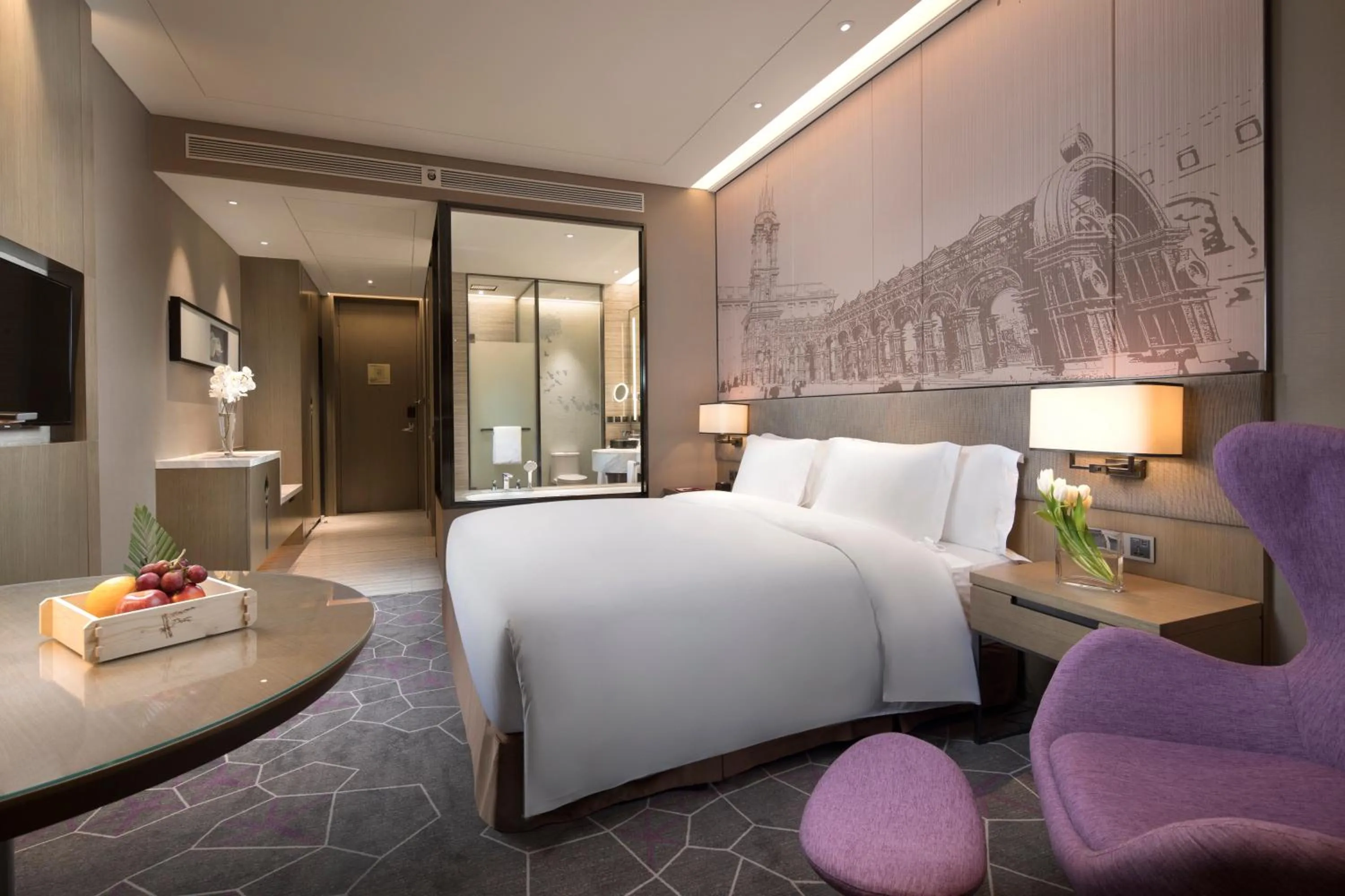 Standard King Room - Smoking in Crowne Plaza Harbin Songbei by IHG