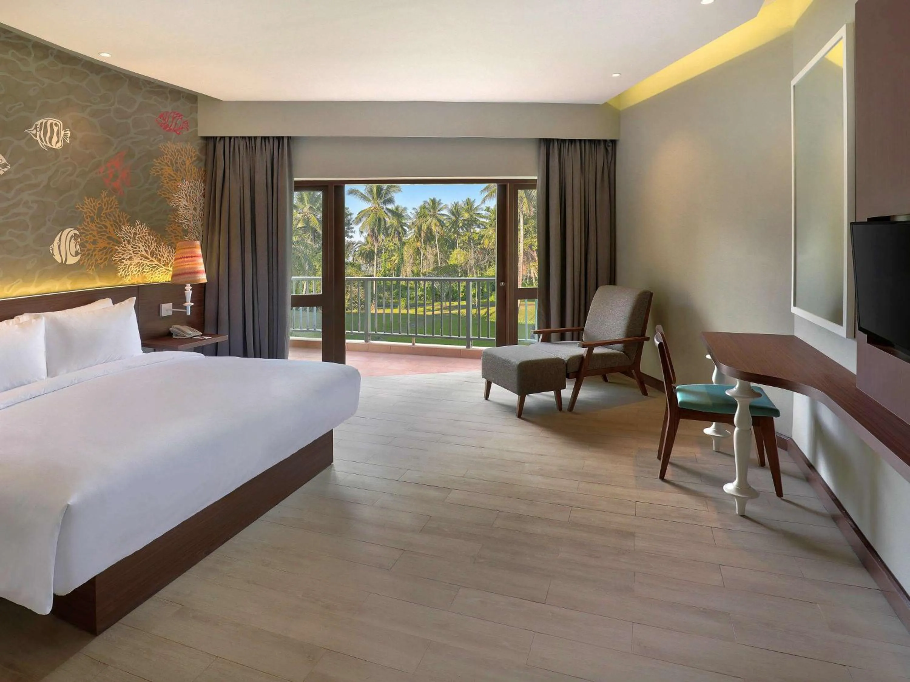 Deluxe Double Room with Garden Terrace in Manado Tateli Resort and Convention