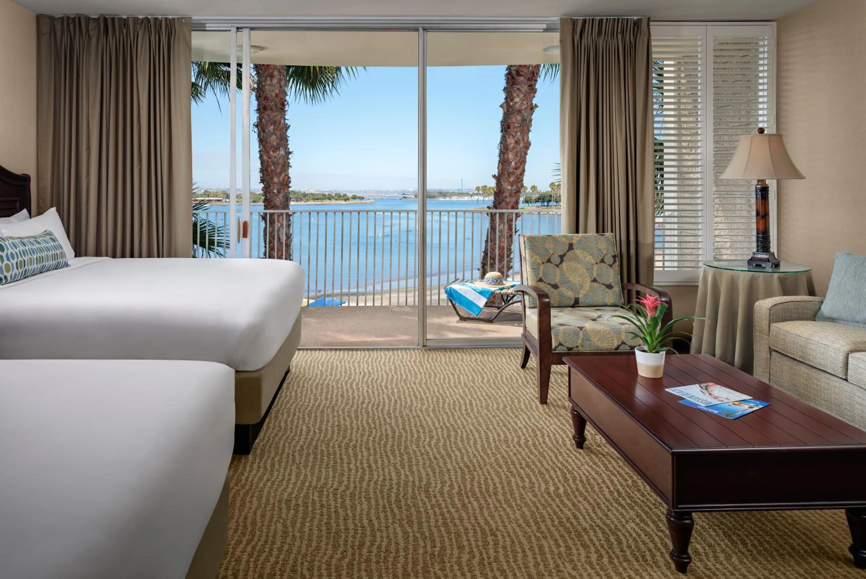 Partial Bay View Studio Queens  in Bahia Resort Hotel