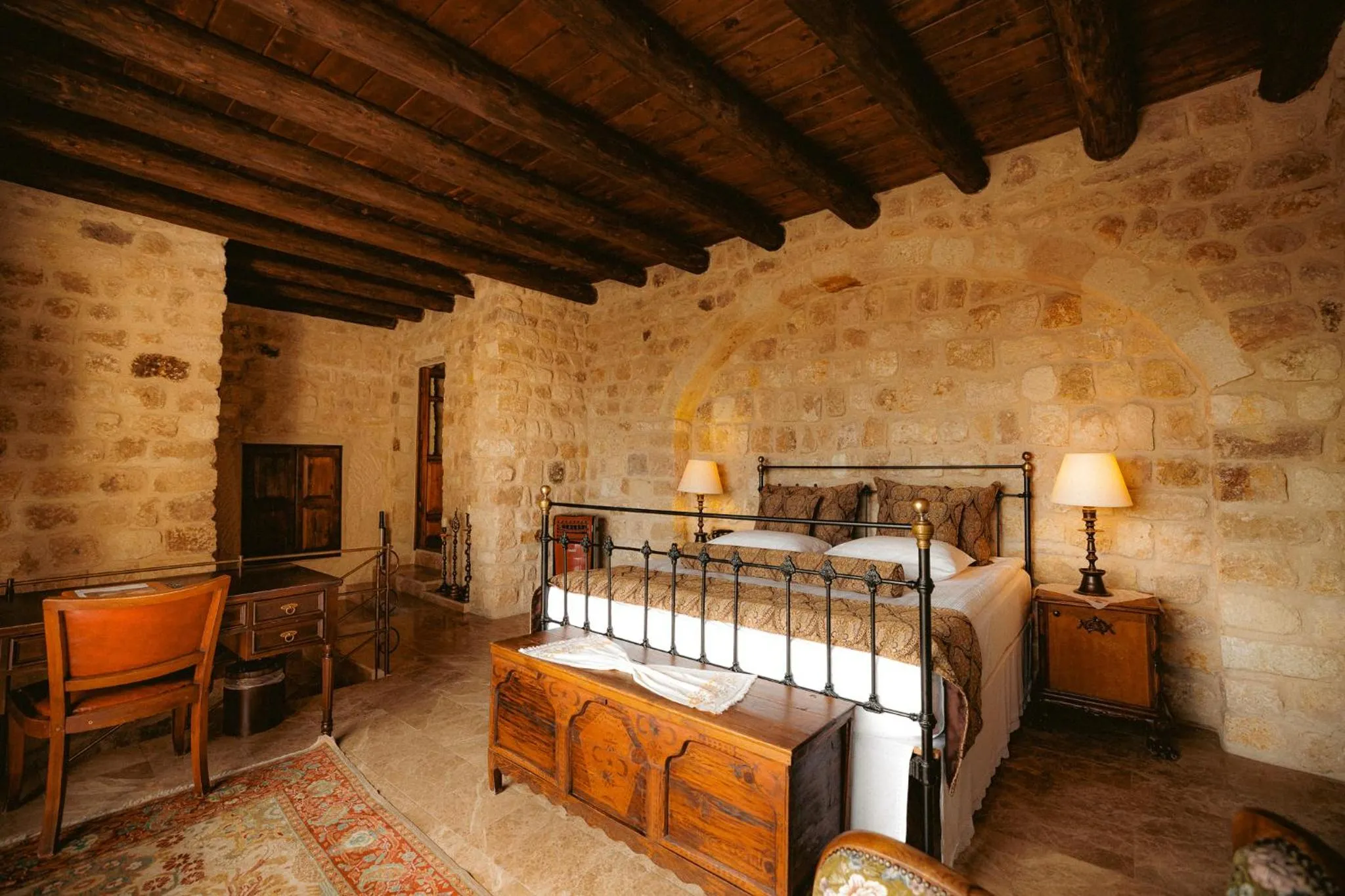 Terrace Suite with Spa Bath and Pool View in Yunak Evleri Cappadocia