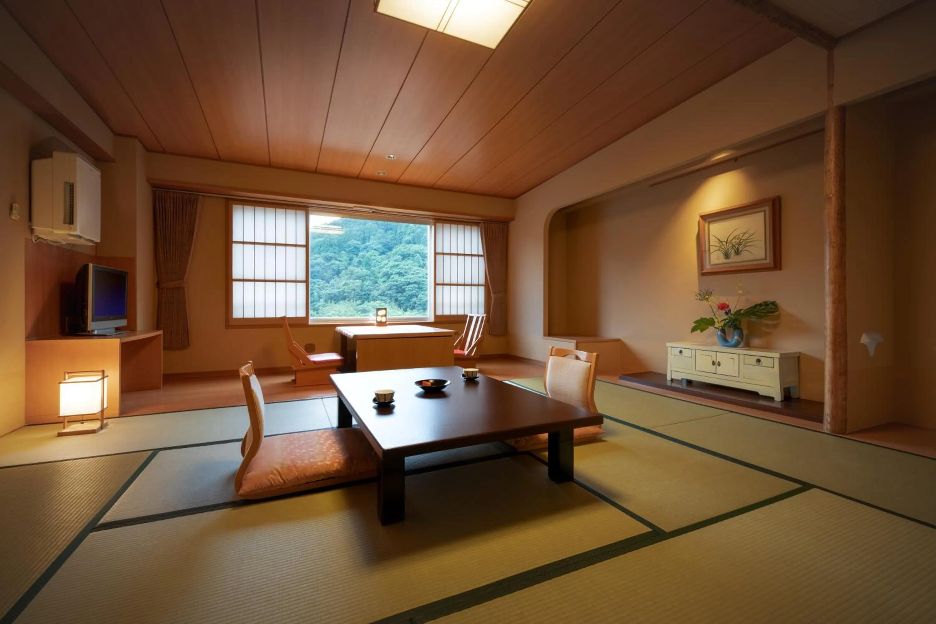 Quadruple Room with Mountain View - single occupancy in Eirakukan