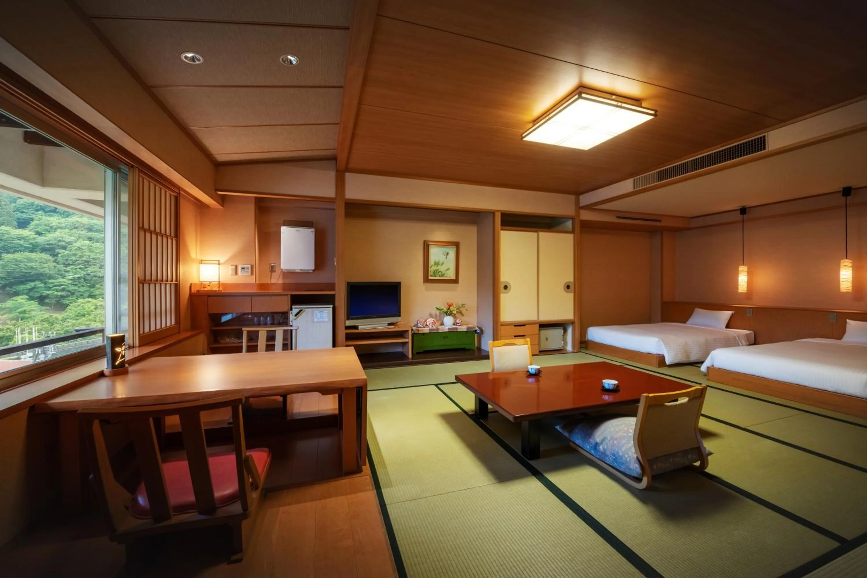 Quadruple Room with Private External Bathroom in Eirakukan