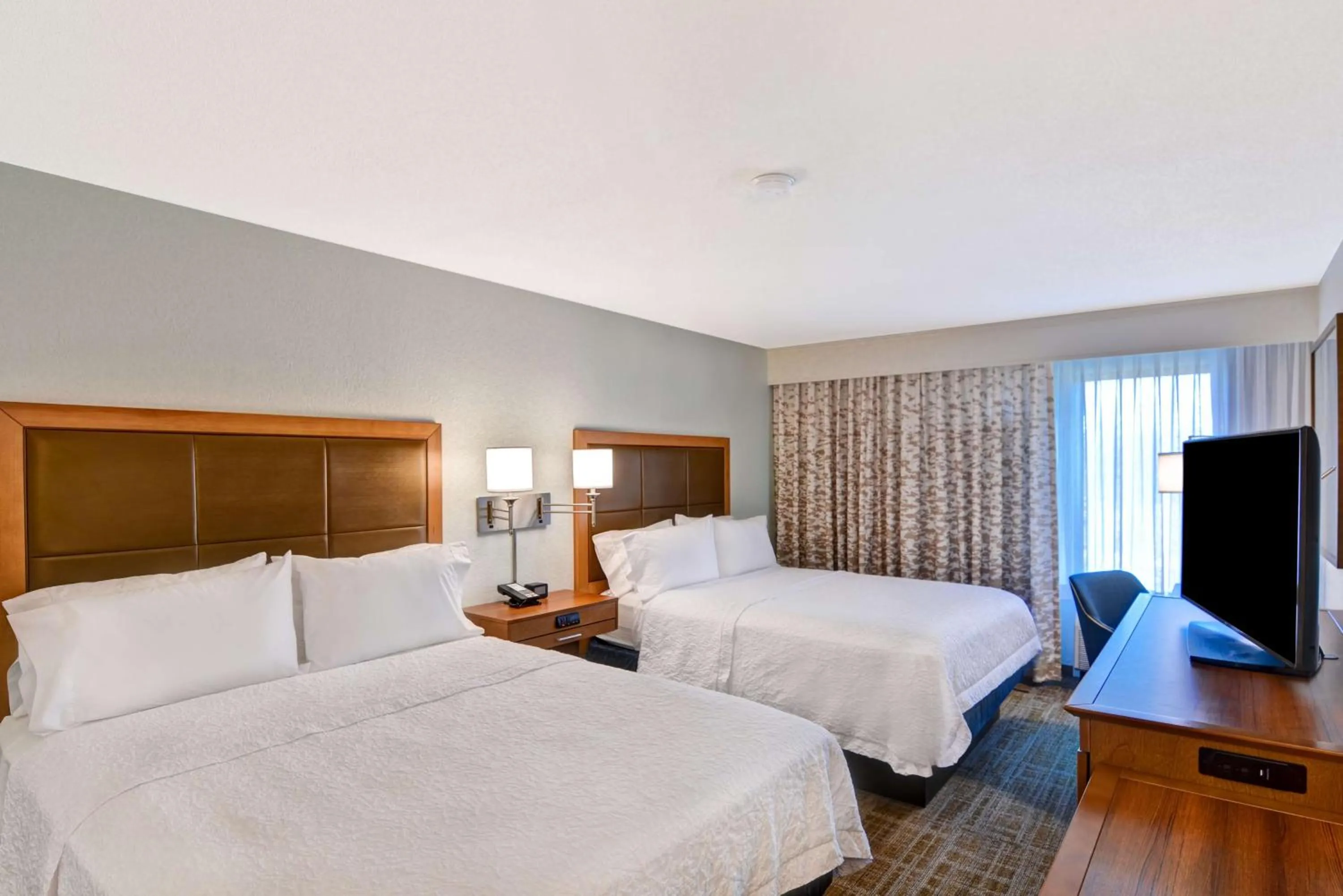 Queen Room with Two Queen Beds - Hearing Access in Hampton Inn by Hilton Milford