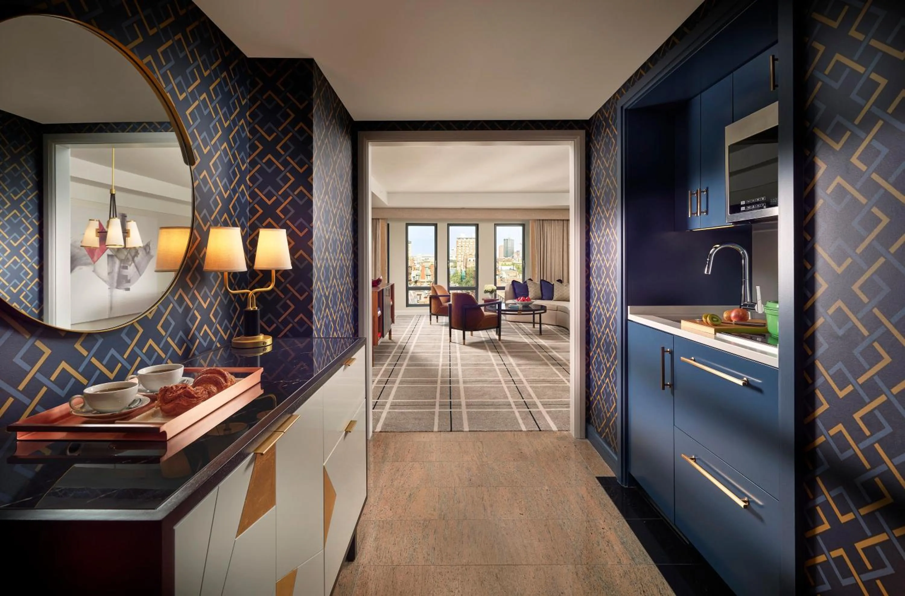 Back Bay Corner King Suite  - single occupancy in Mandarin Oriental, Boston