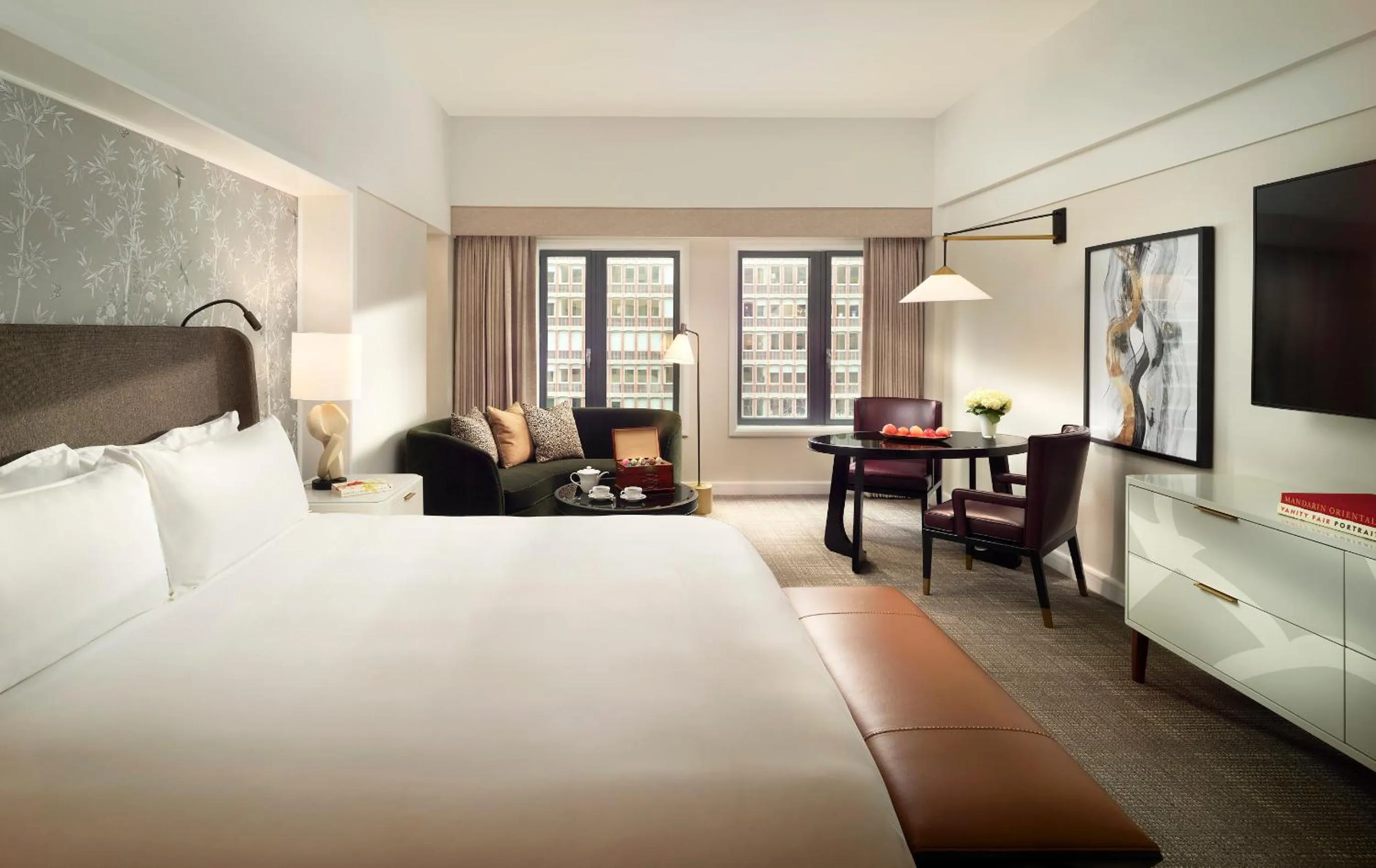 Premier Deluxe King Room Accessible - Hearing and Vision Accessible in Mandarin Oriental, Boston