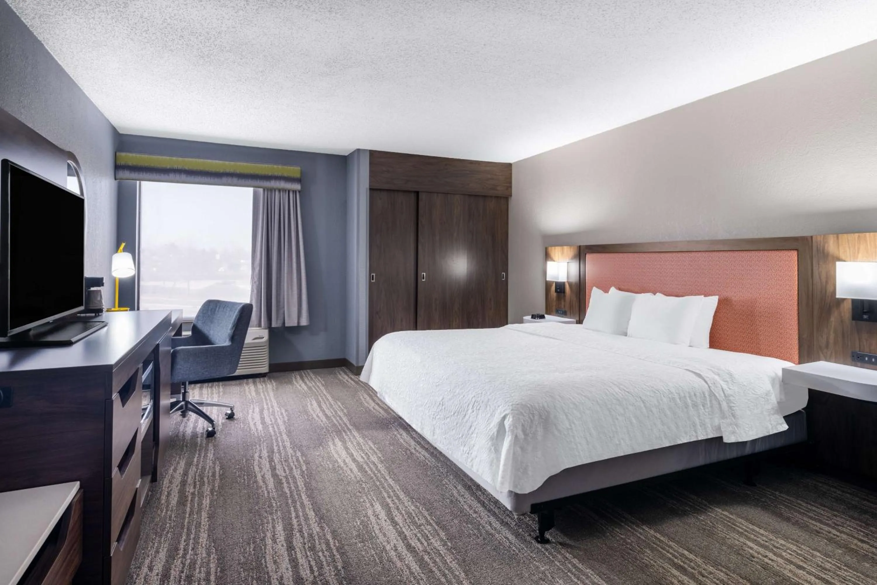 King Room with Microwave and Refrigerator - Non-Smoking in Hampton Inn Joliet/I-80