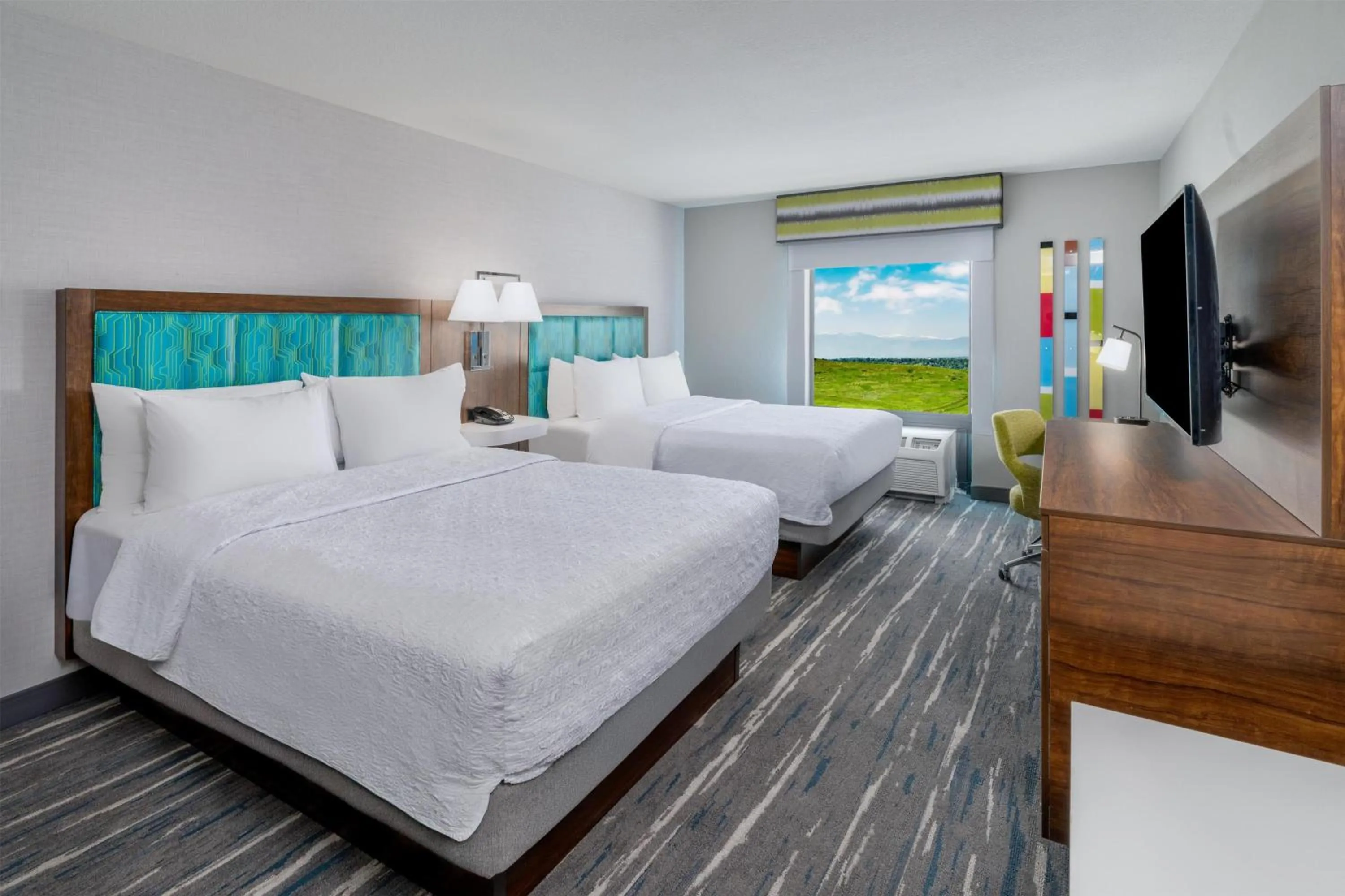 Room with Two Queen Beds - Non-Smoking in Hampton Inn Sheridan