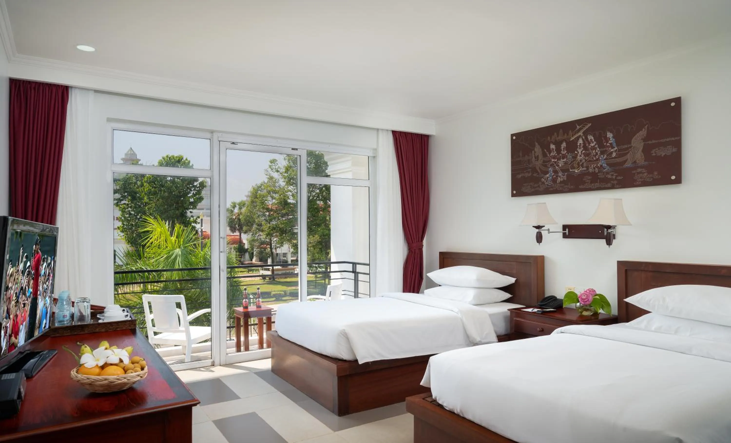 Luxury Room with Balcony, City View in Sala Siem Reap Hotel