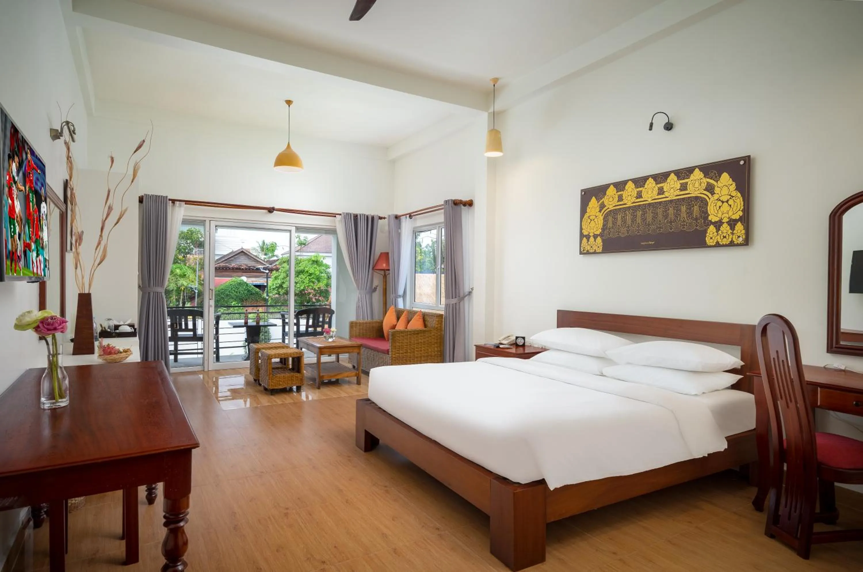 Premier Villa with Balcony, Pool View - Free Mini-Bar in Sala Siem Reap Hotel