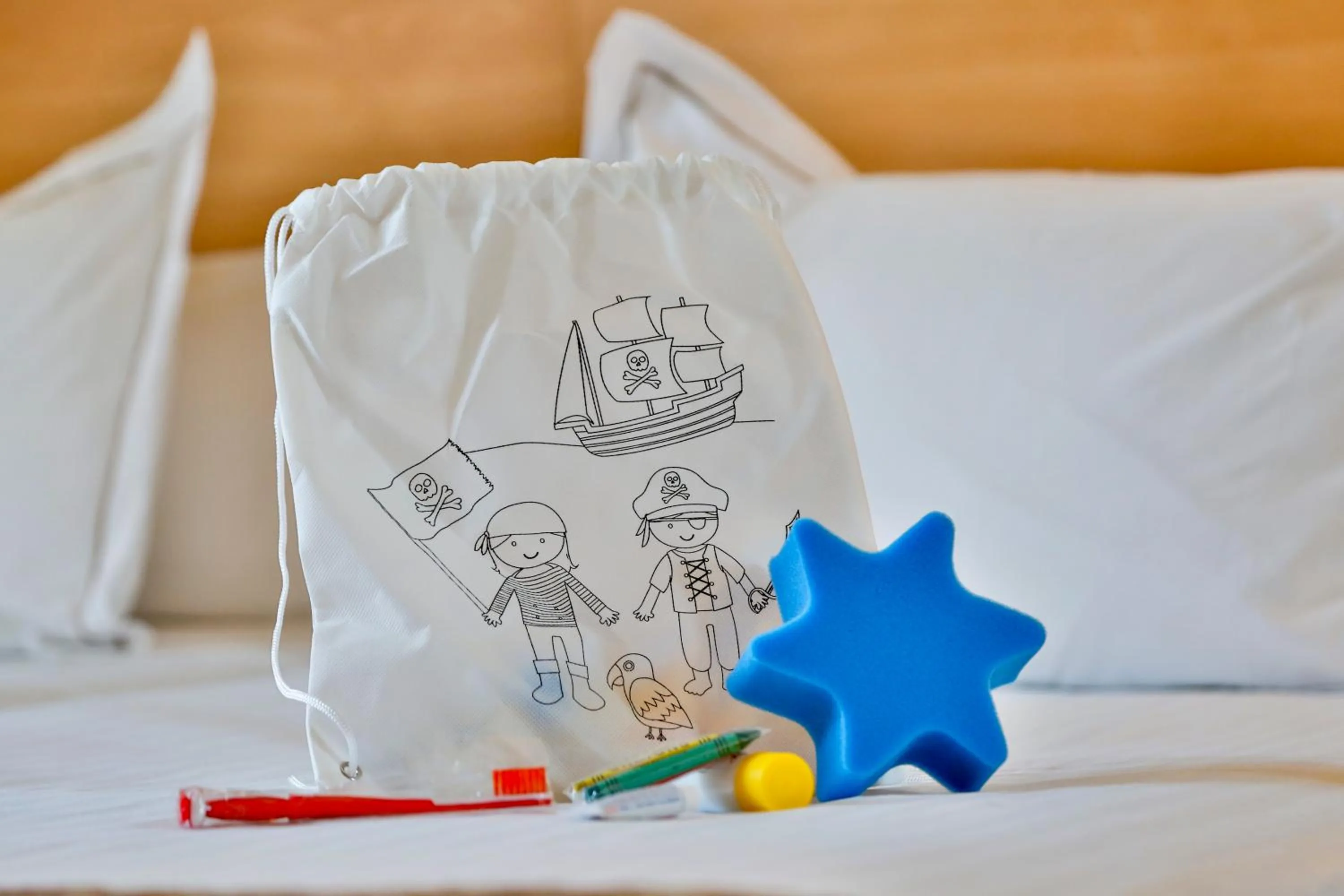 Quadruple Room (2 Adults + 2 Children) in Hotel Desitges