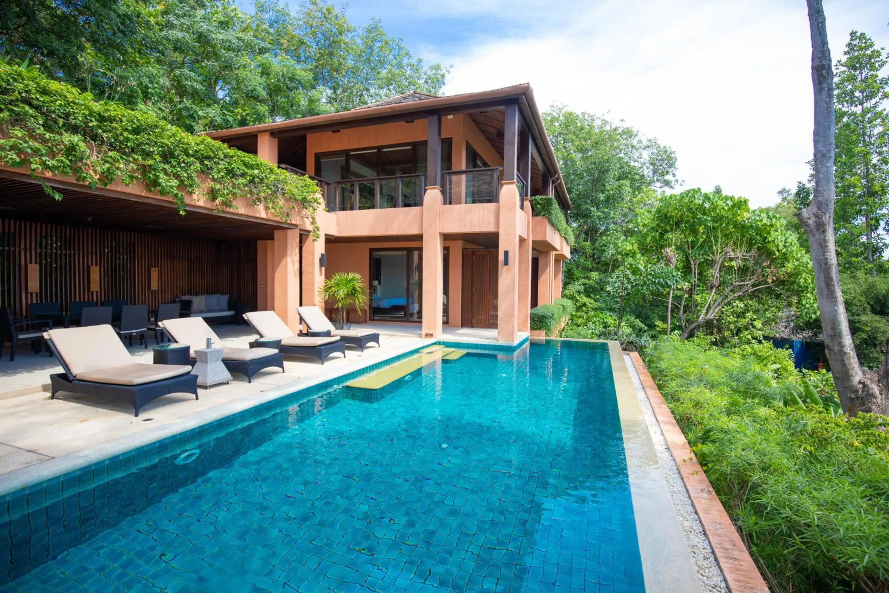 3BR Residence Villa Partial Ocean View in Sri Panwa Phuket Luxury Pool Villa Hotel - SHA Plus