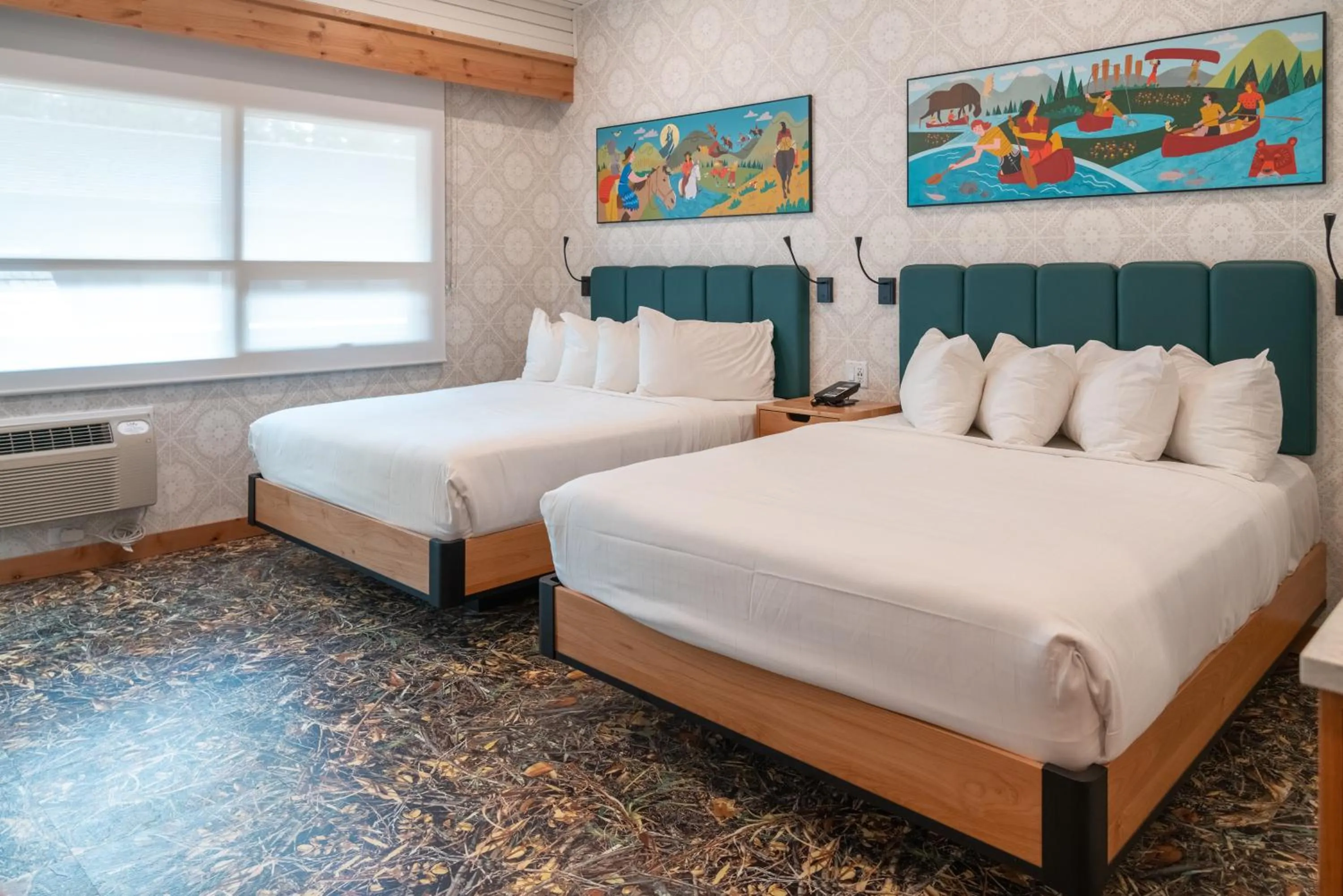 Superior Hotel Room, 2 Queens  in The Dorothy Motel