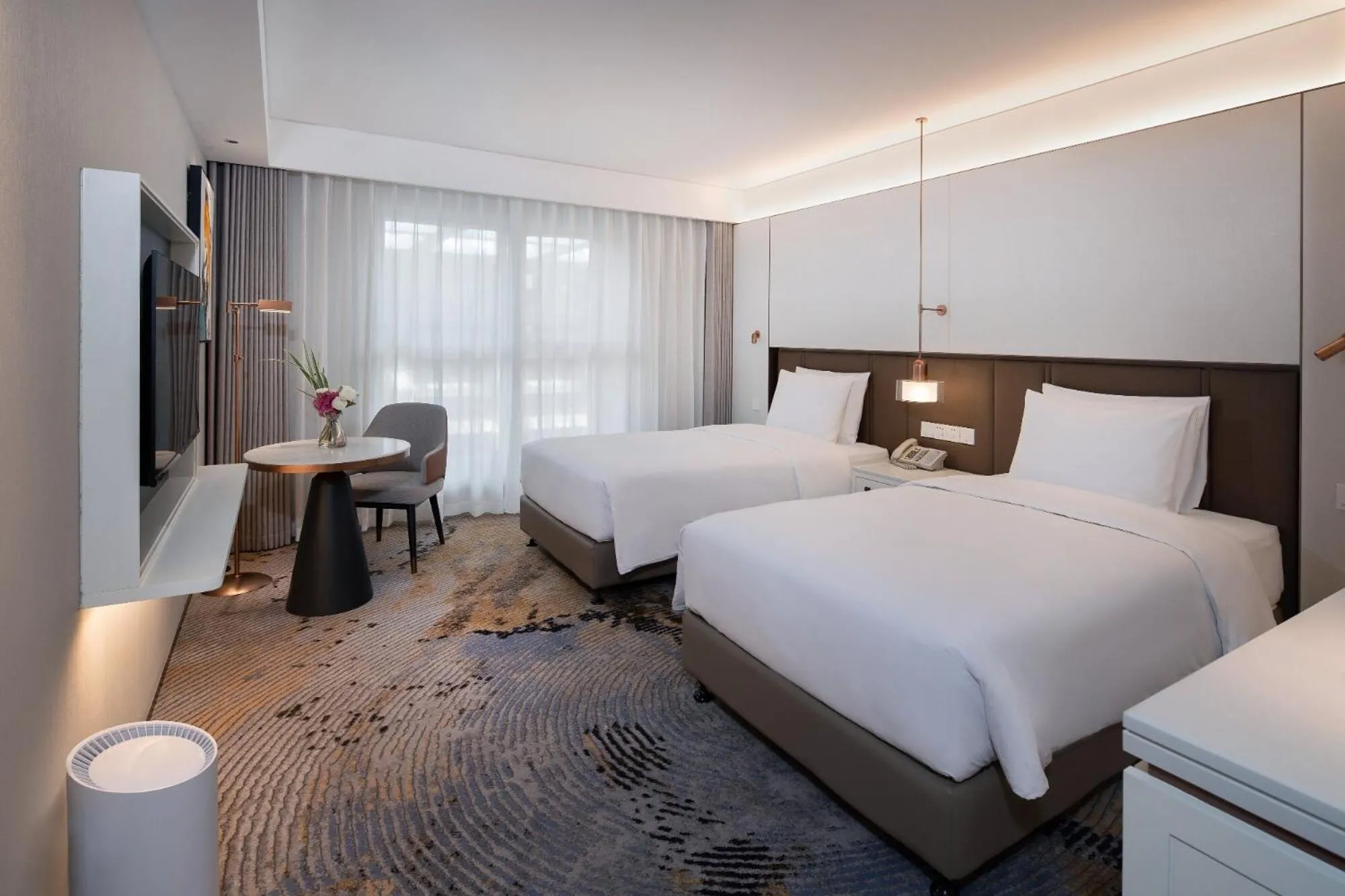 Superior Room Twin Beds in Sunworld Dynasty Hotel Beijing Wangfujing