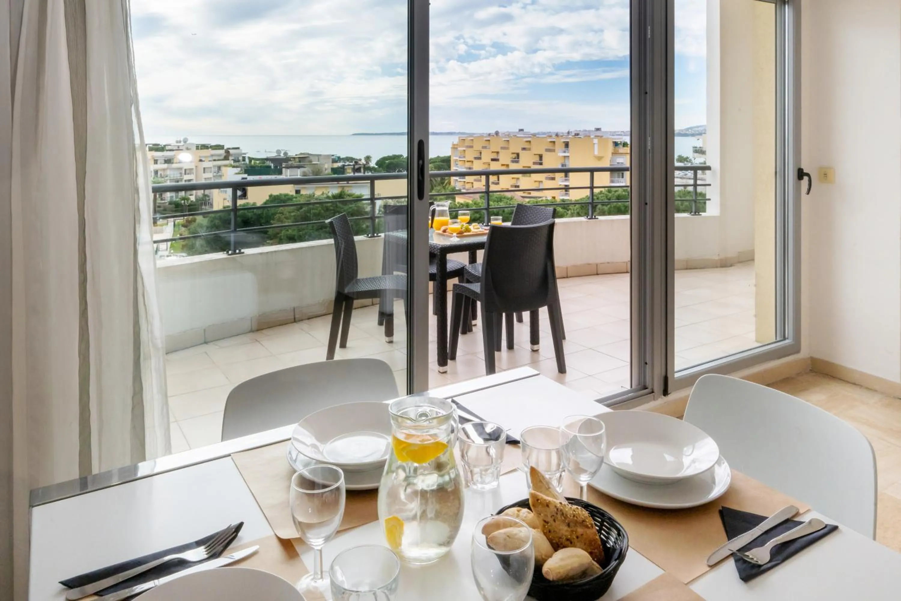 Apartment with Sea View in Nemea Appart Hotel Le Lido Cagnes sur Mer