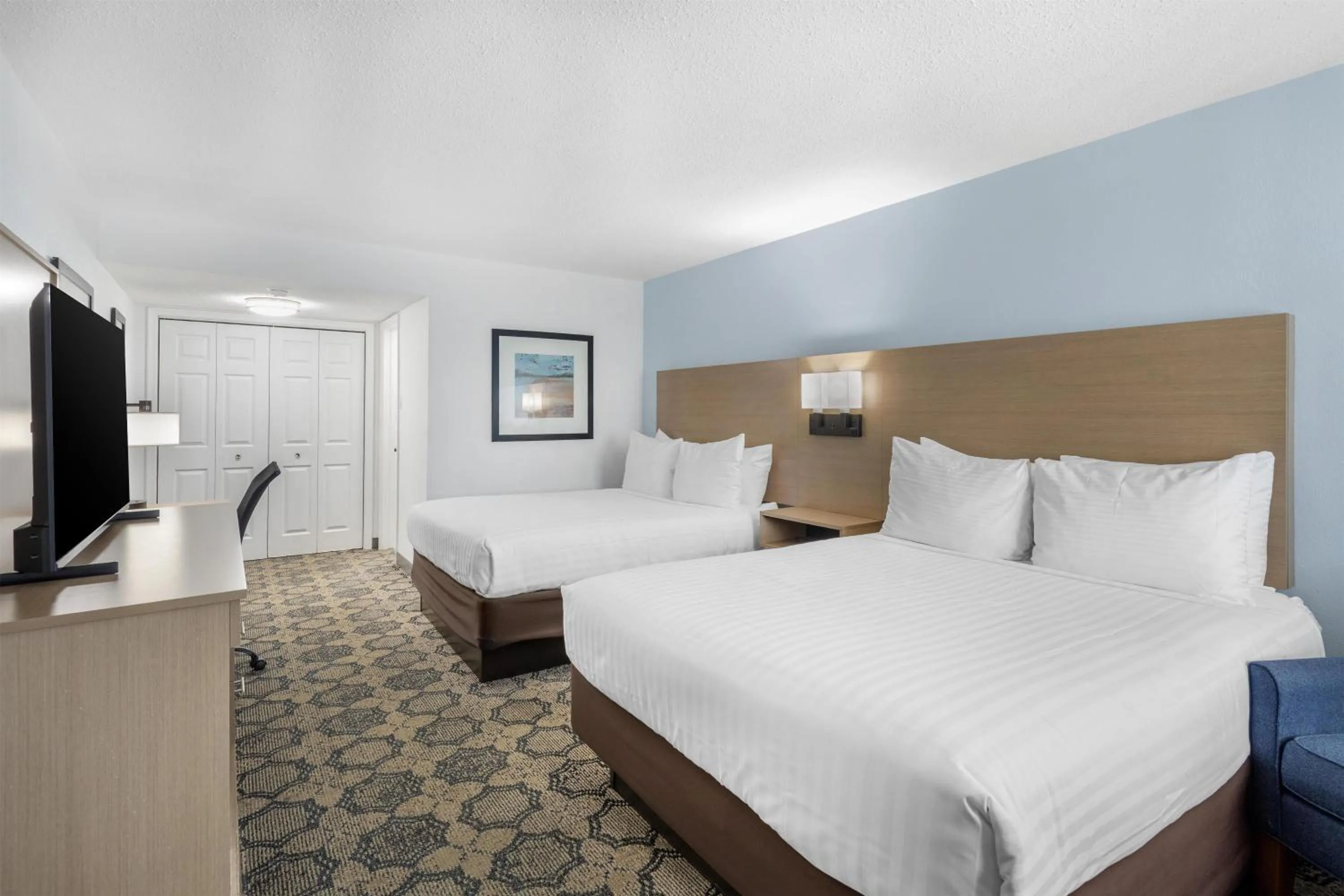 Queen Room with Two Queen Beds - Downstairs - Non-Smoking in Best Western Palm Beach Lakes