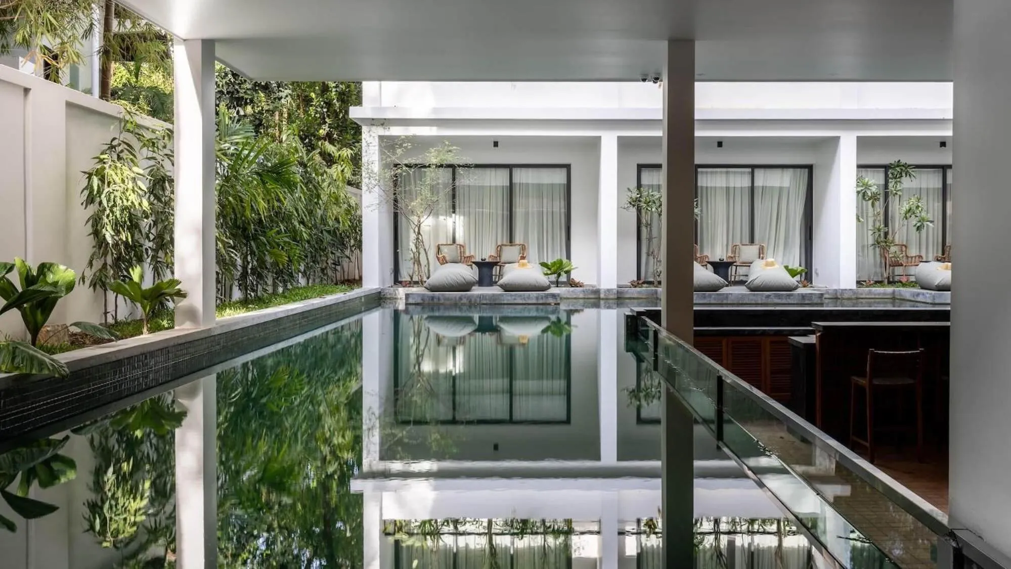 SANTI Pool Access Room w One-Way Airport Transfer and Mini-bar in Anjali by Syphon