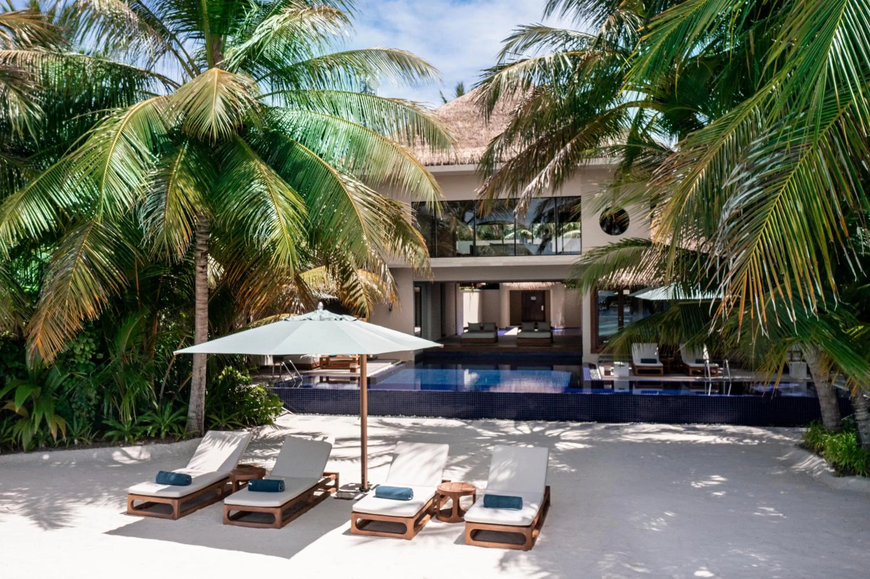 Three Bedroom Beach Pavilion with Pool in Huvafen Fushi