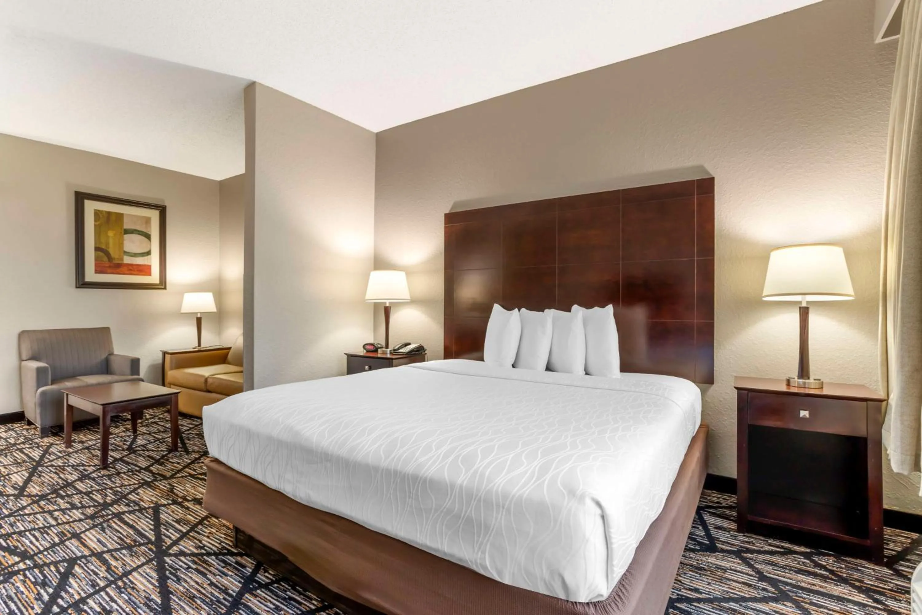 Junior King Suite with Sofa Bed - Mobility and Hearing Access/Non-Smoking in Best Western Plus Hobby Airport Inn & Suites