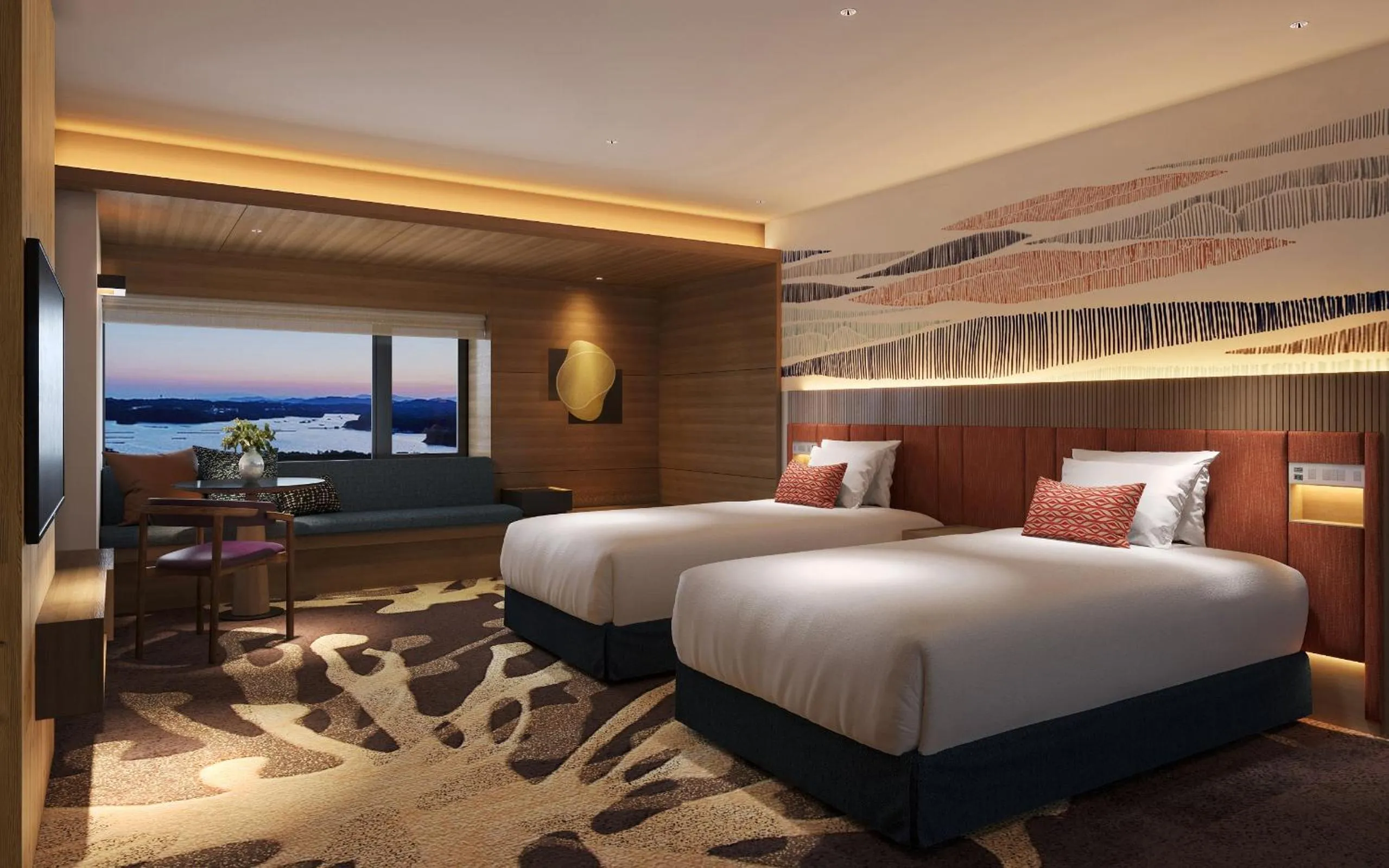 Premium Twin Room - Non-Smoking (5th Floor)	 in Shima Kanko Hotel The Classic