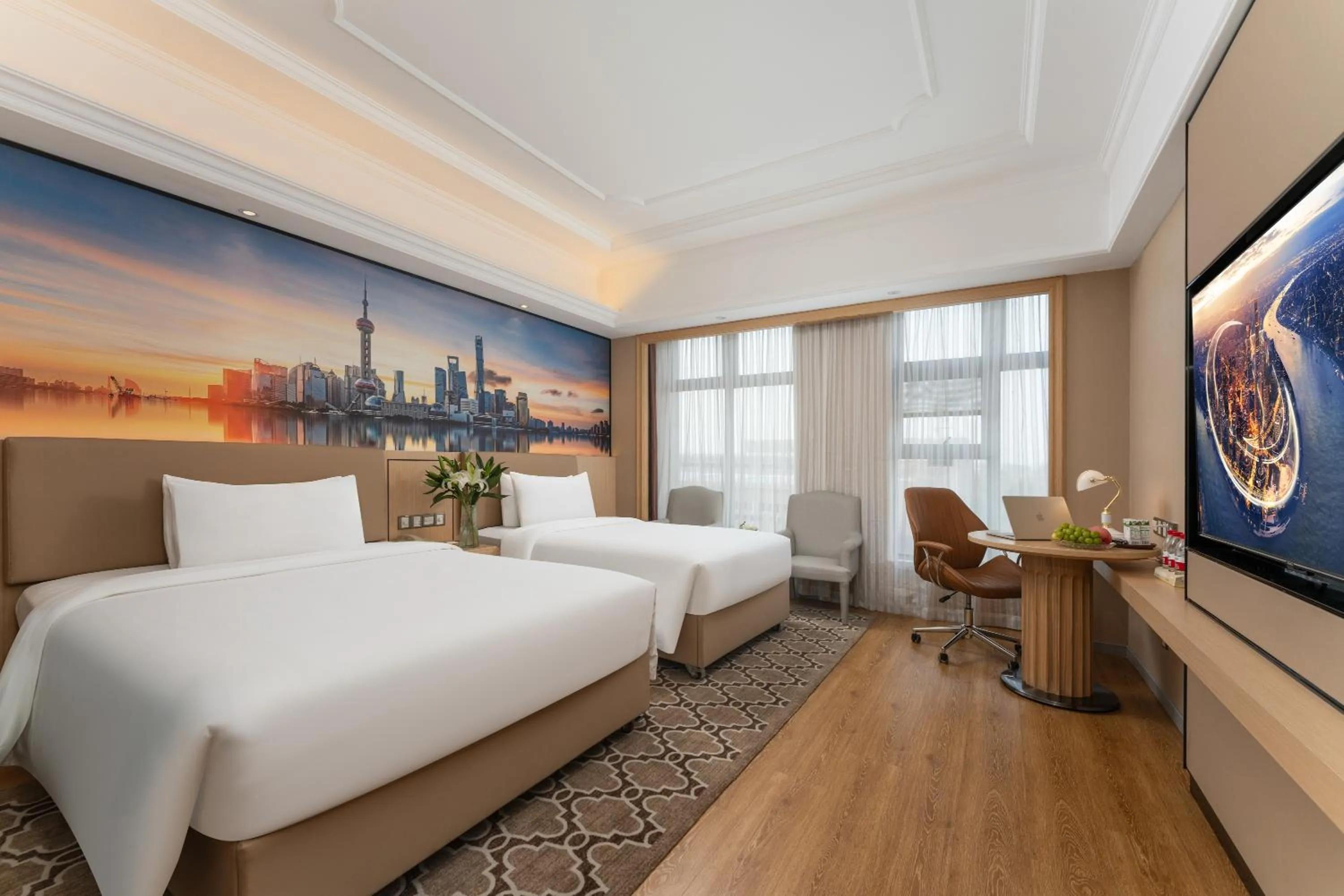 Deluxe Family Room in 维也纳国际酒店上海浦东机场东方枢纽店-提供浦东机场迪士尼免费穿梭巴士